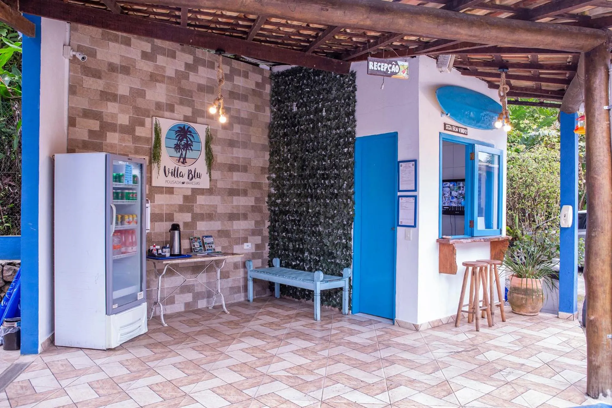 Lobby or reception in Pousada Villa Blu Maresias