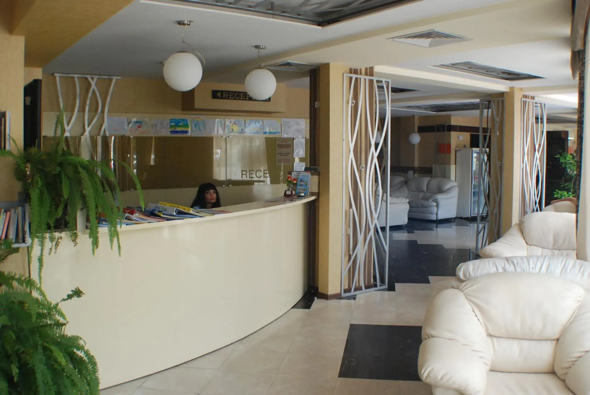 Lobby or reception in Lotos Hotel