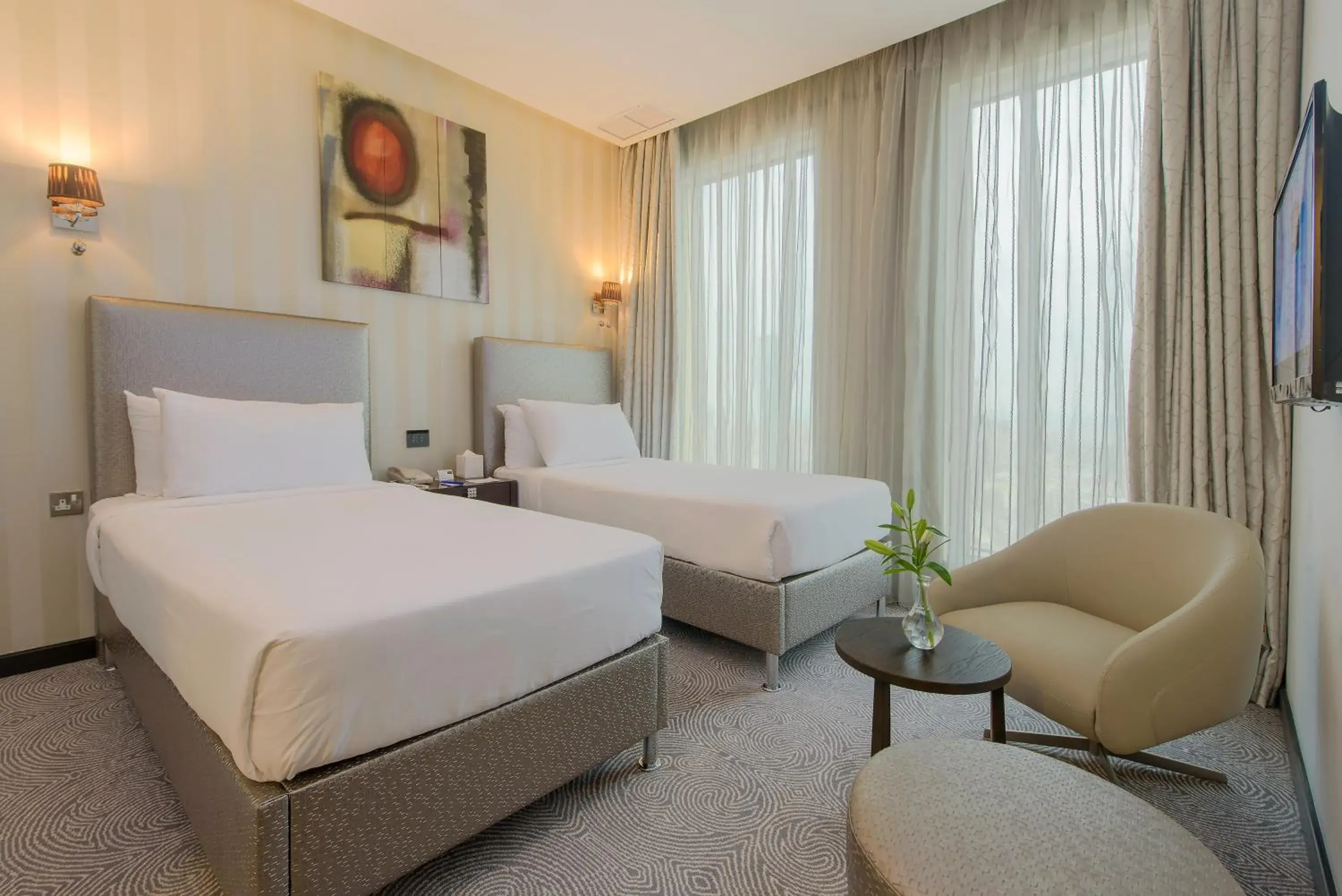 Deluxe Twin Room in Grand Majestic Hotel Kuwait Deluxe Twin Room in Grand Majestic Hotel Kuwait