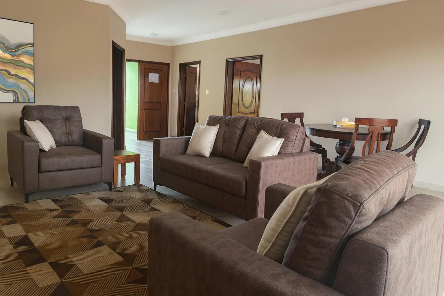 Living room in Seafront Residences