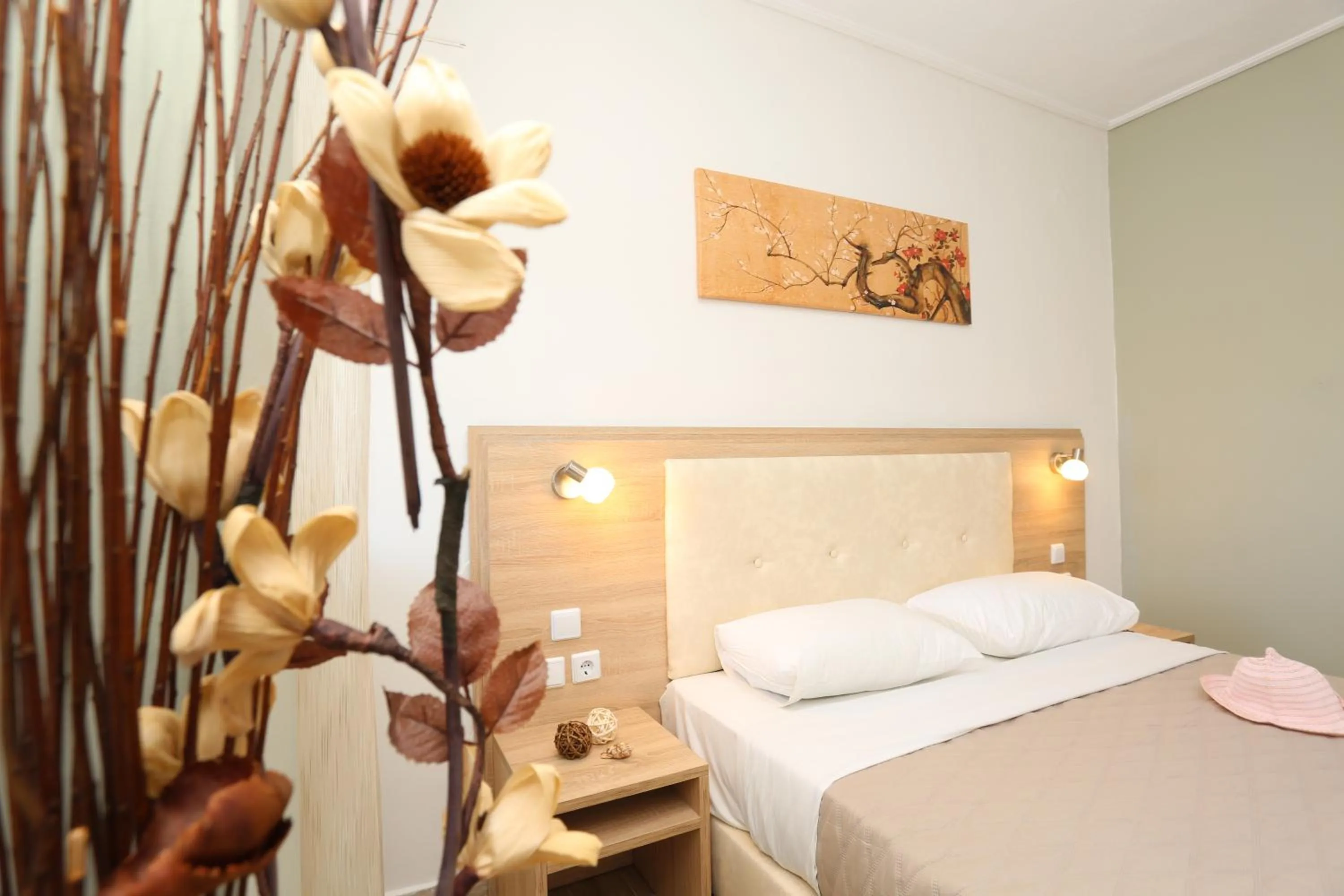 Decorative detail, Bed in Sun Hotel