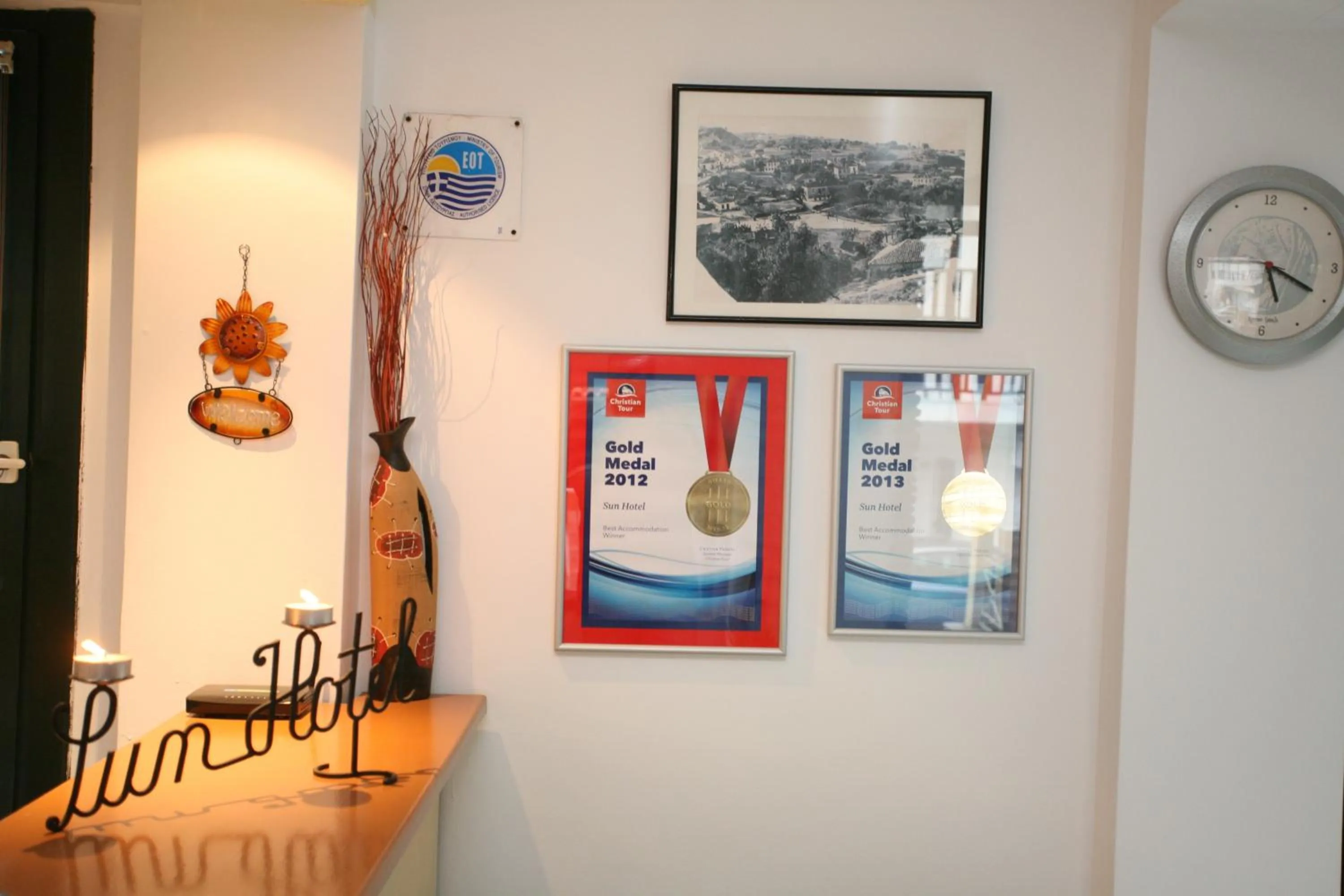 Lobby or reception in Sun Hotel