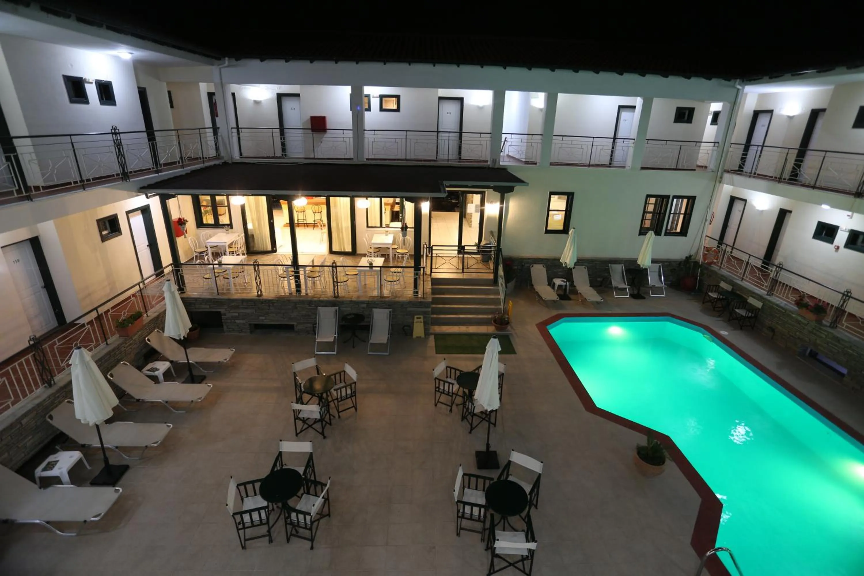 Pool view in Sun Hotel