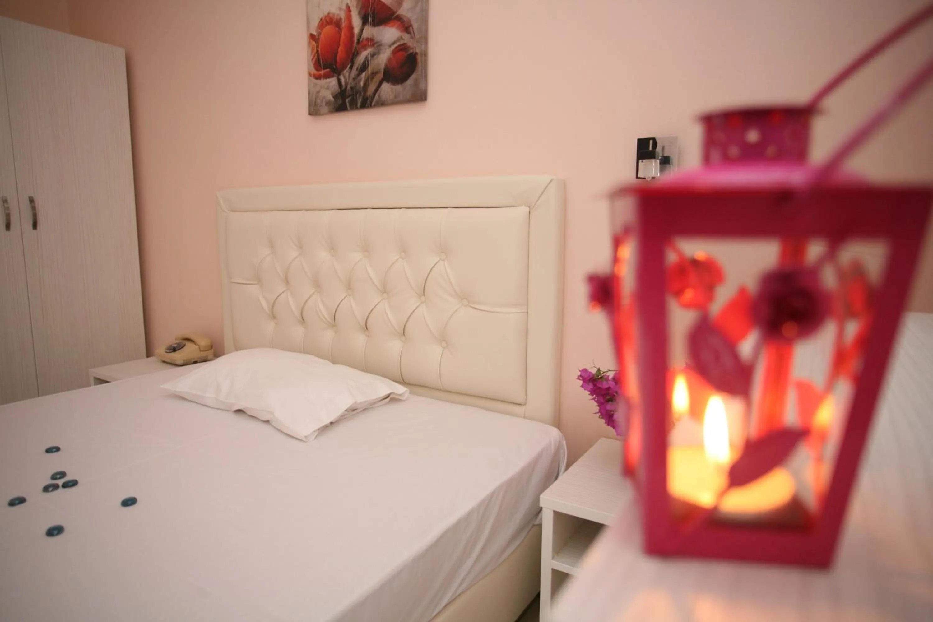 Decorative detail, Bed in Sun Hotel