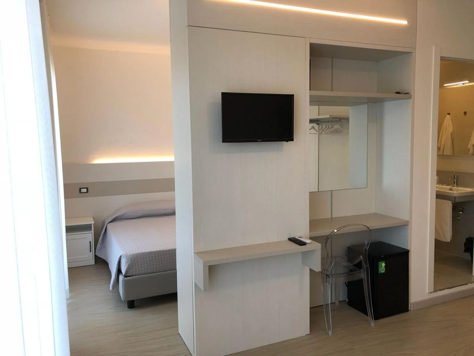 Bed in Hotel Portofino