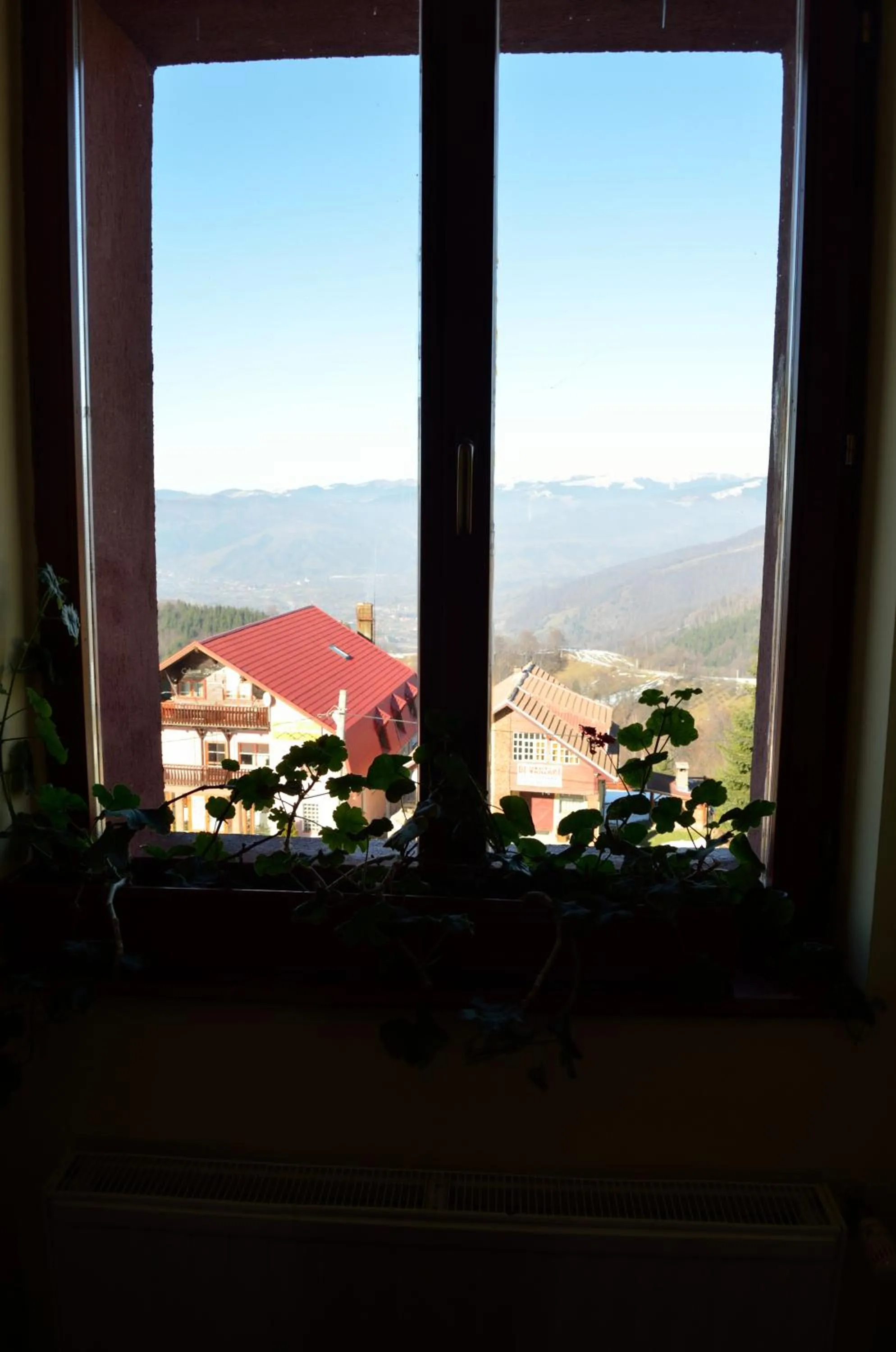 Mountain view in Hotel Rusu