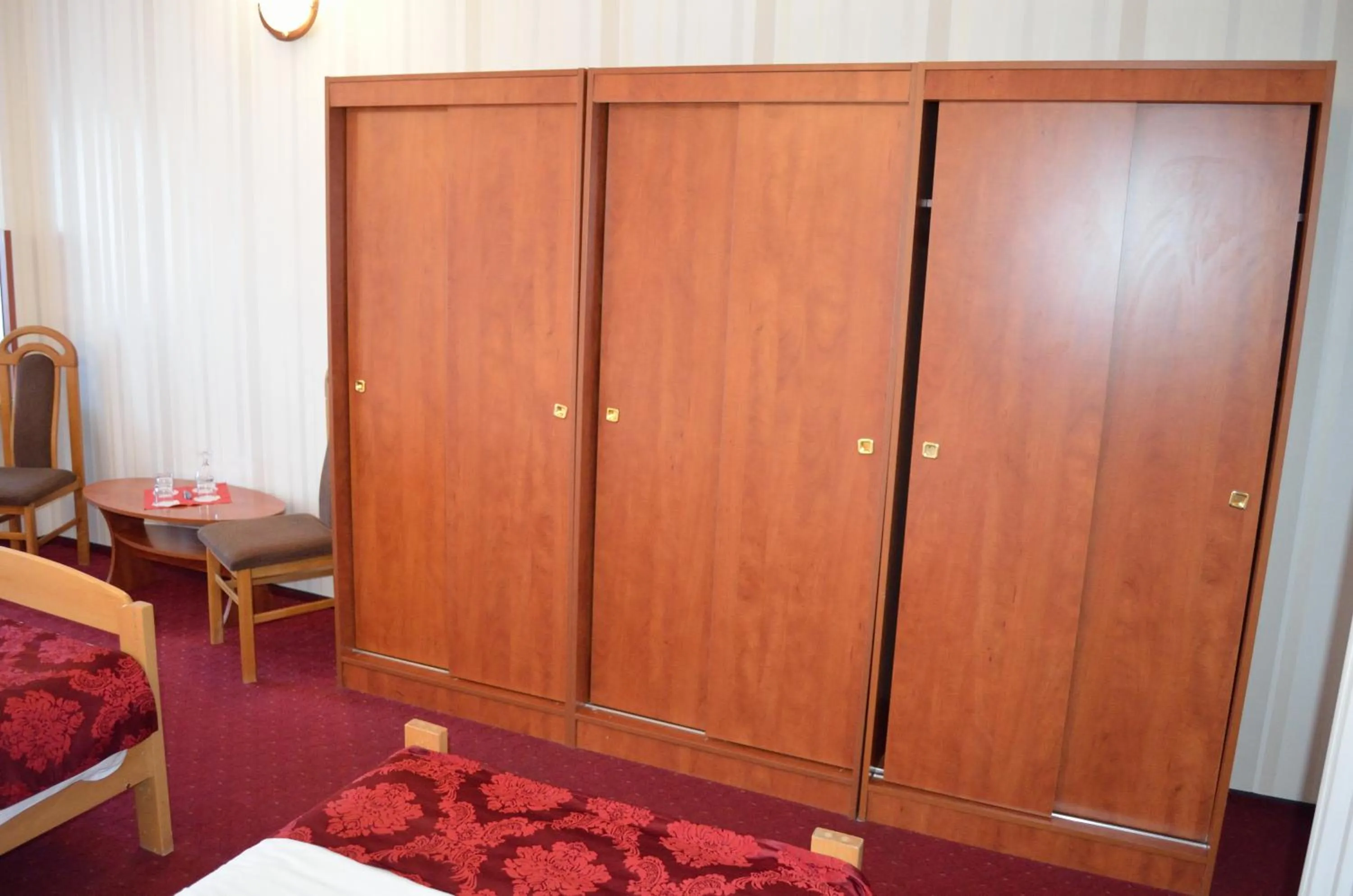 Decorative detail, Bed in Hotel Rusu