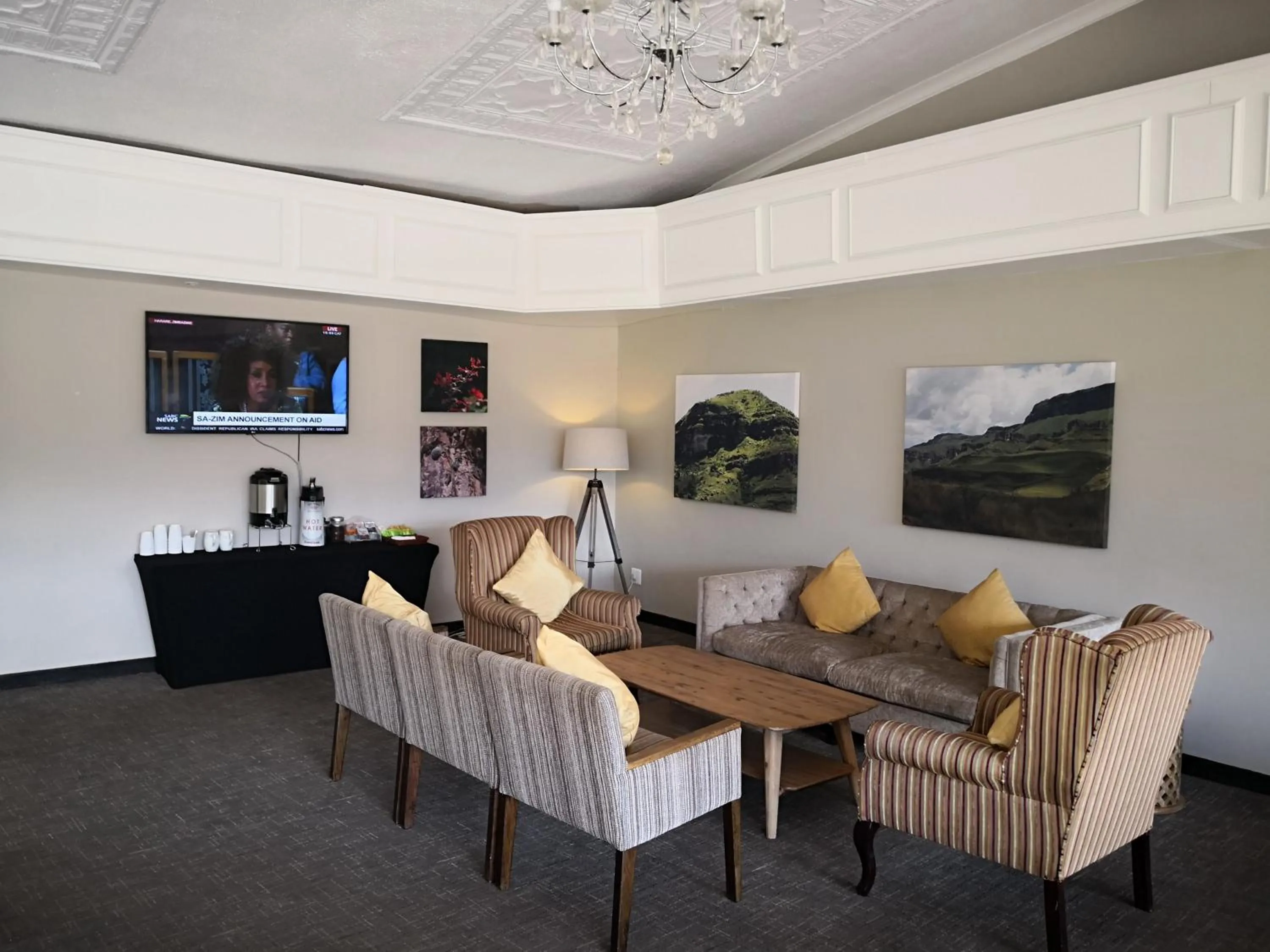 Seating area in Premier Resort Sani Pass