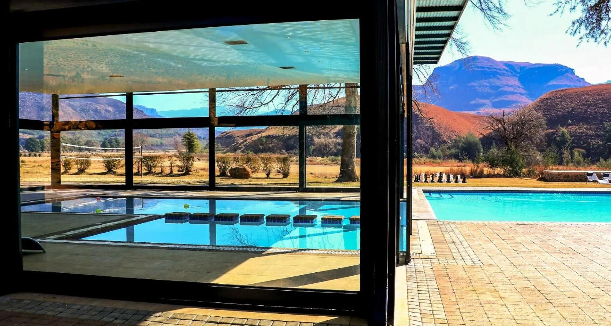 Swimming pool in Premier Resort Sani Pass