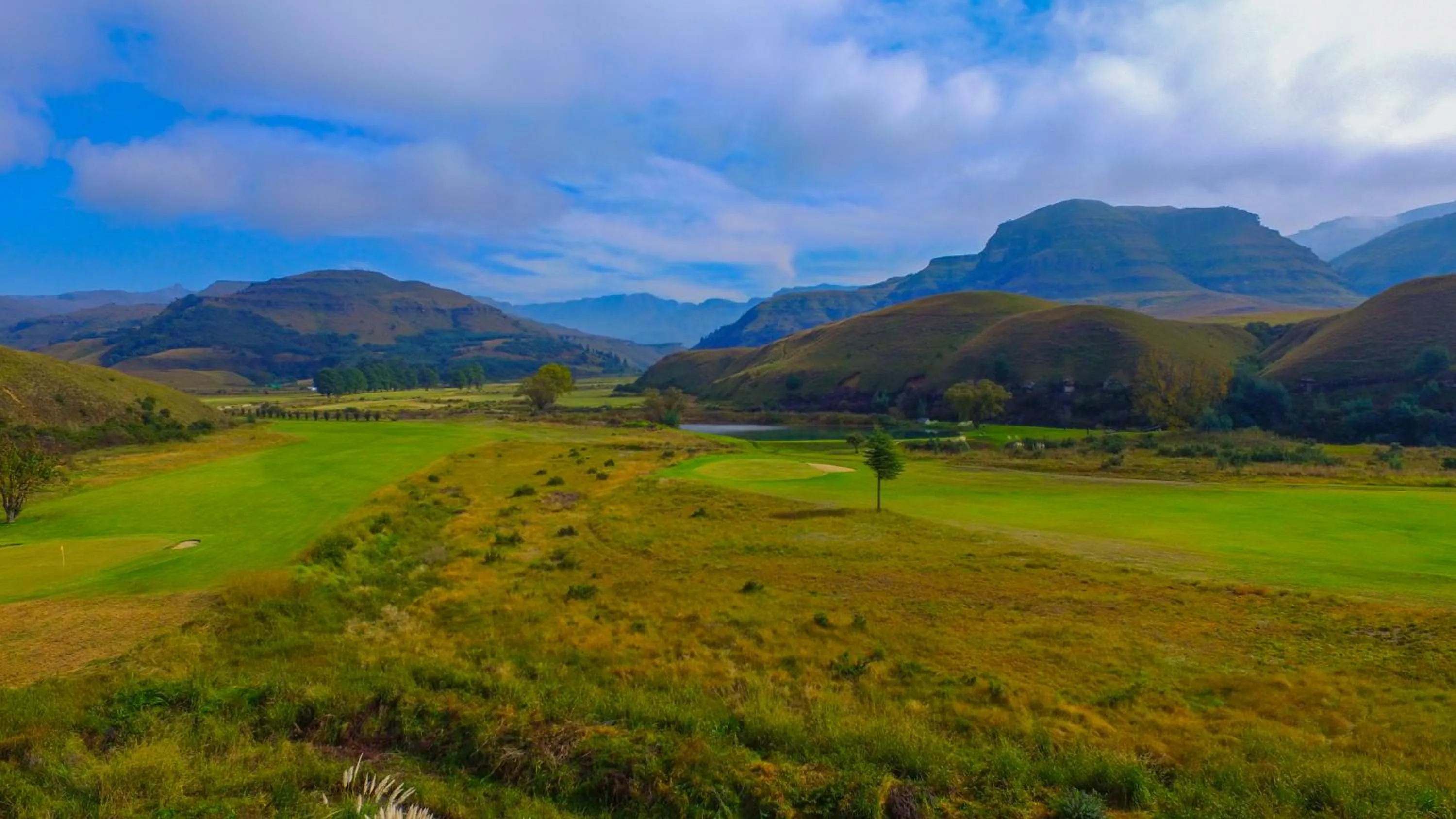 Bird's eye view in Premier Resort Sani Pass