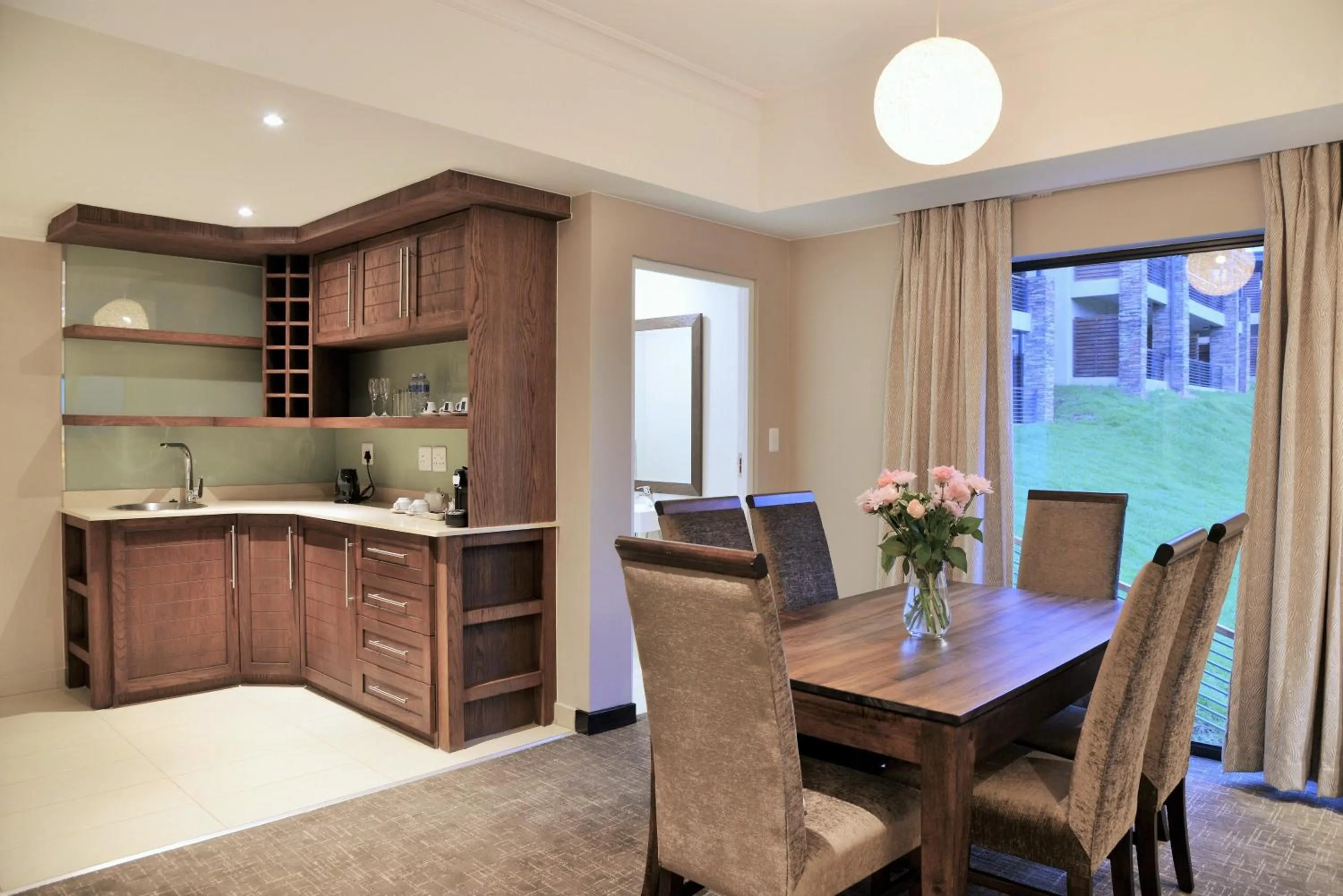 Dining area in Premier Resort Sani Pass