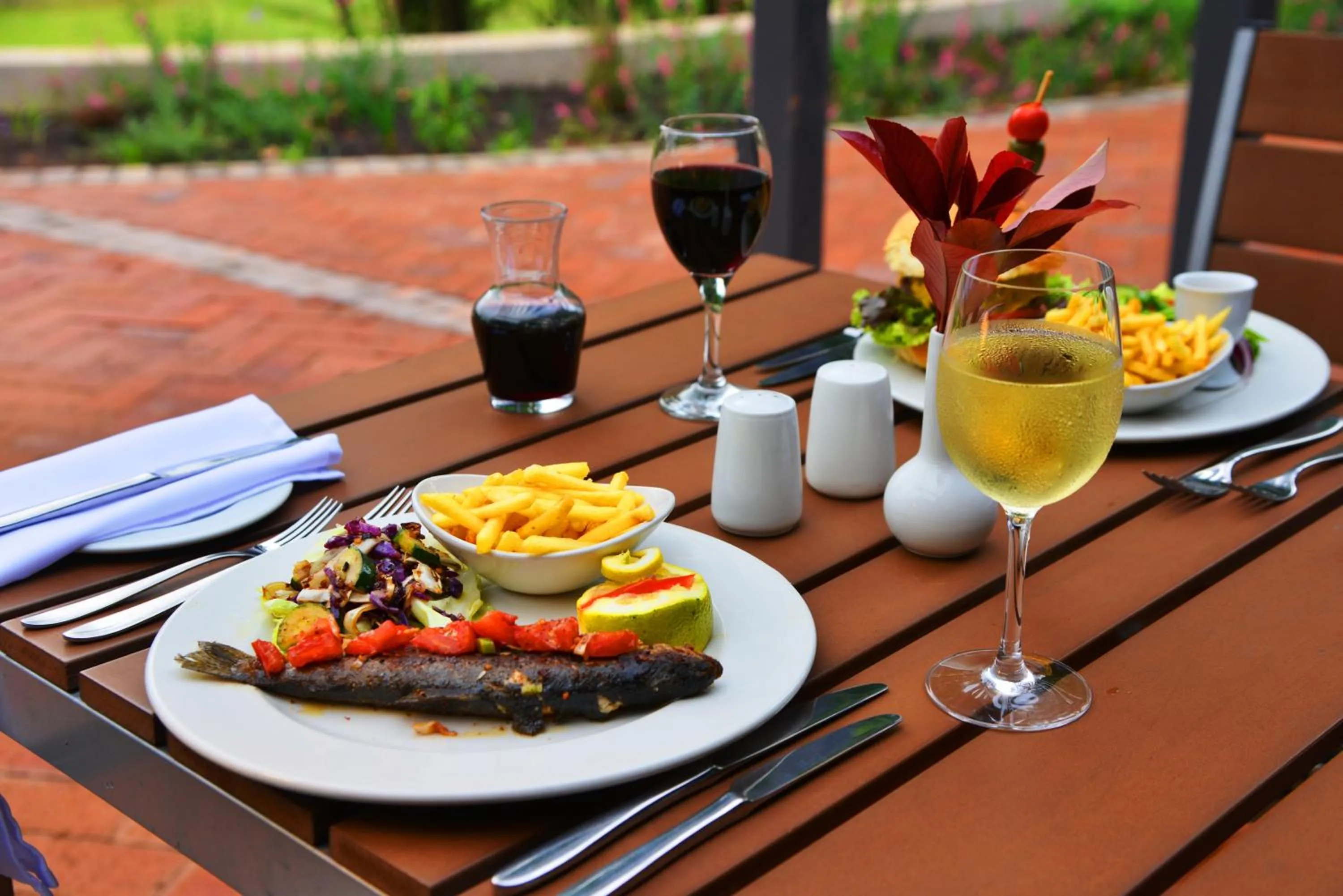 Food close-up in Premier Resort Sani Pass
