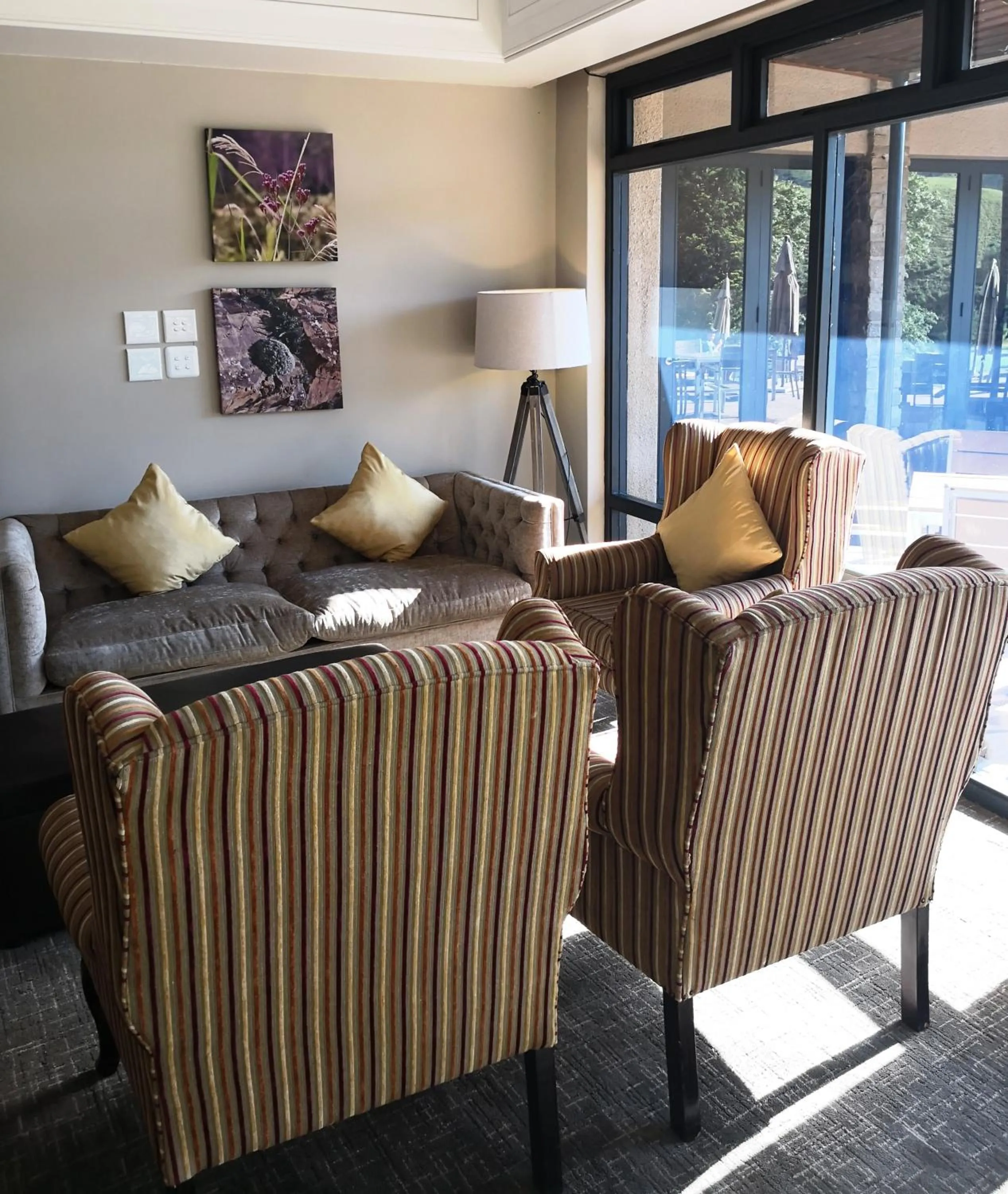 Seating area in Premier Resort Sani Pass