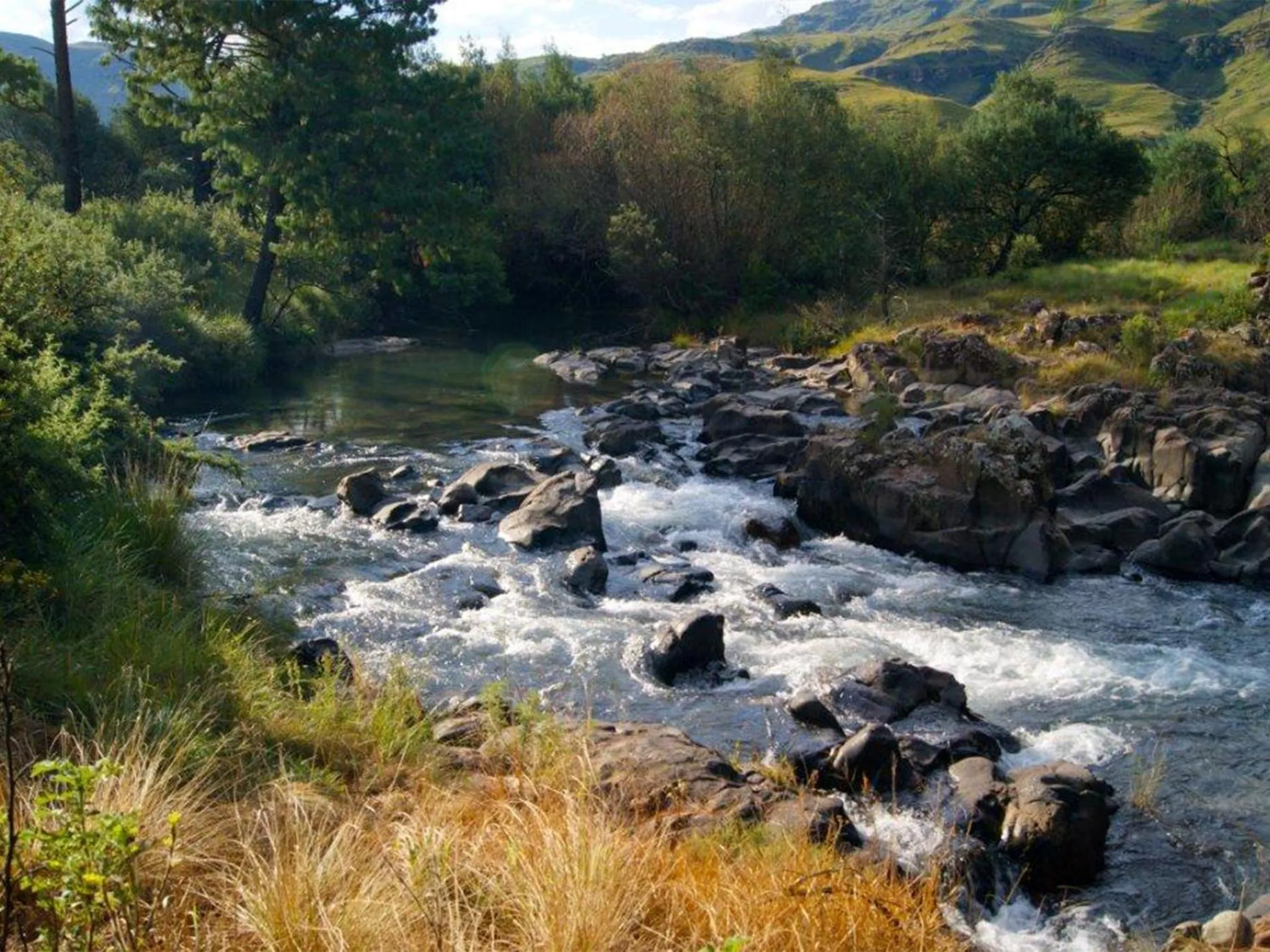 Fishing in Premier Resort Sani Pass