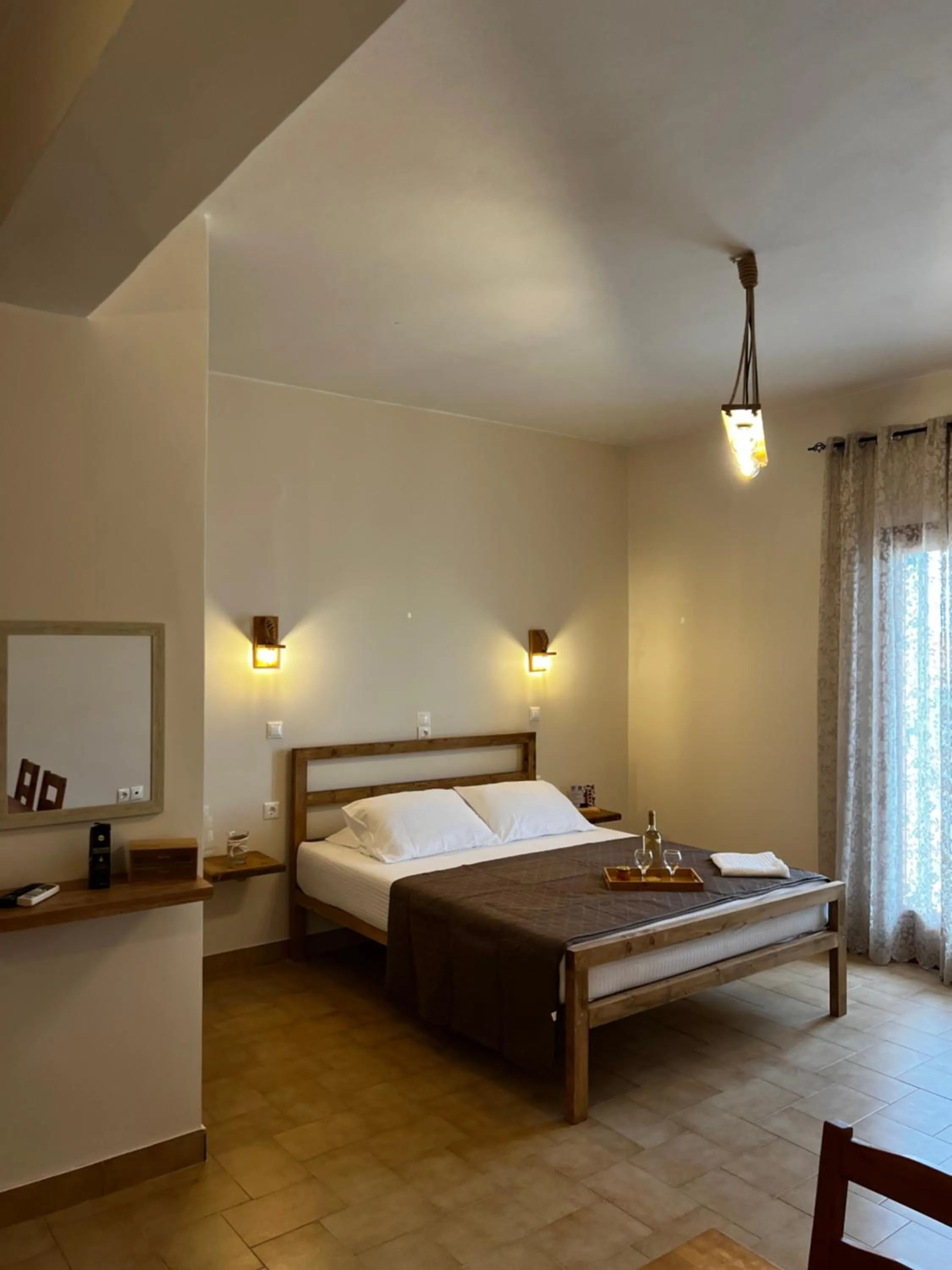 Bed in Ocean Front Studios 77