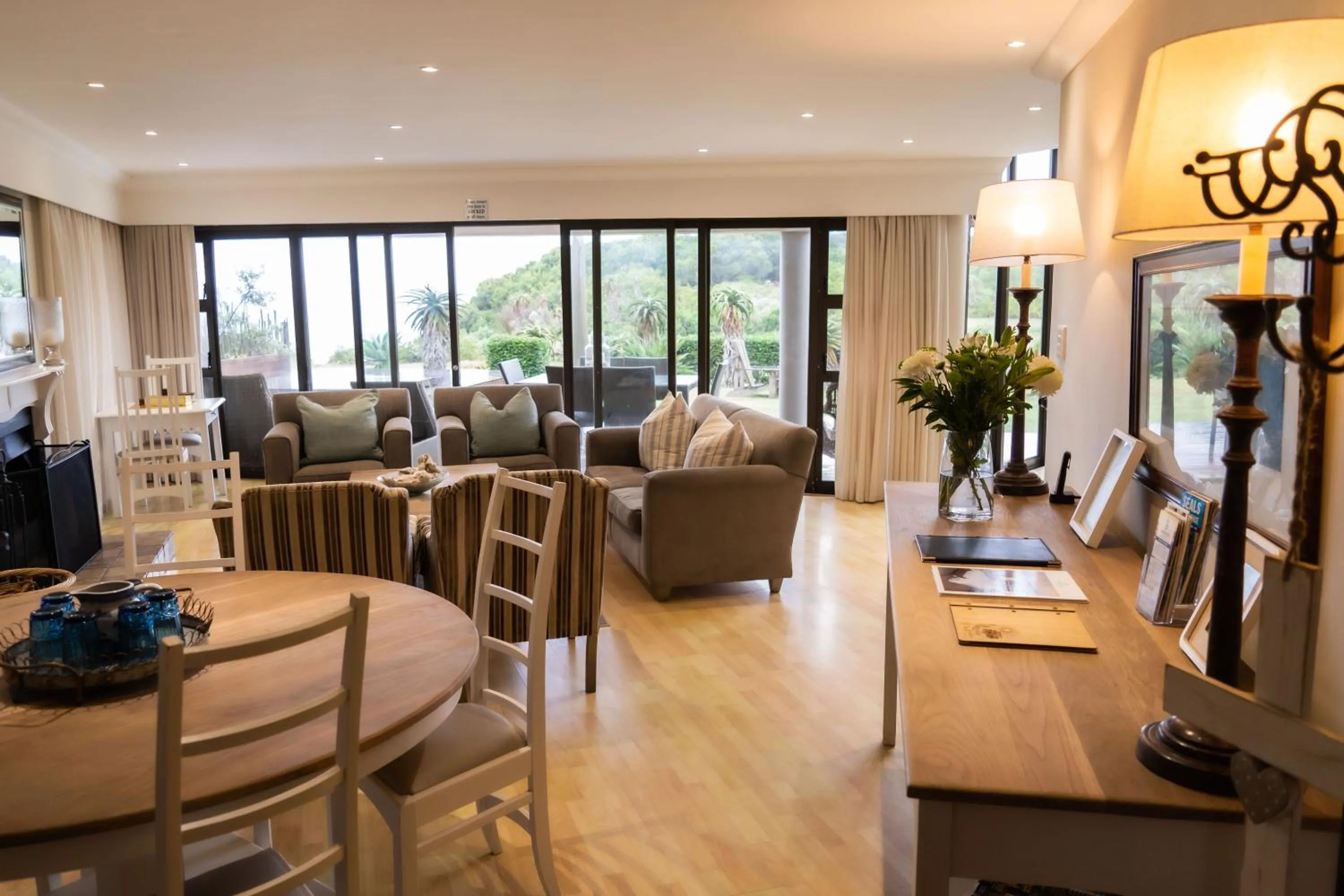 Seating area in Supertubes Guesthouse