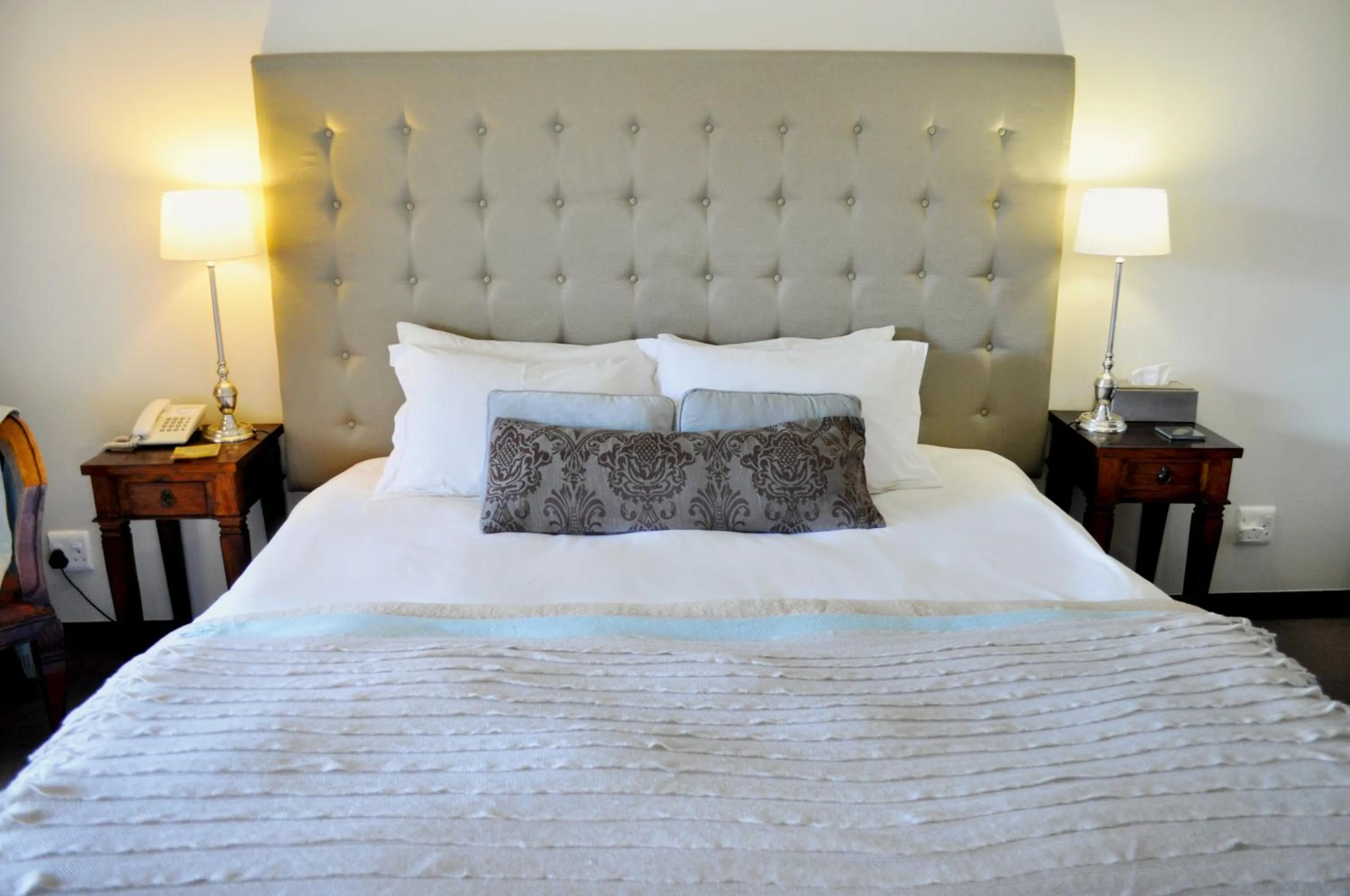 Bed in Supertubes Guesthouse