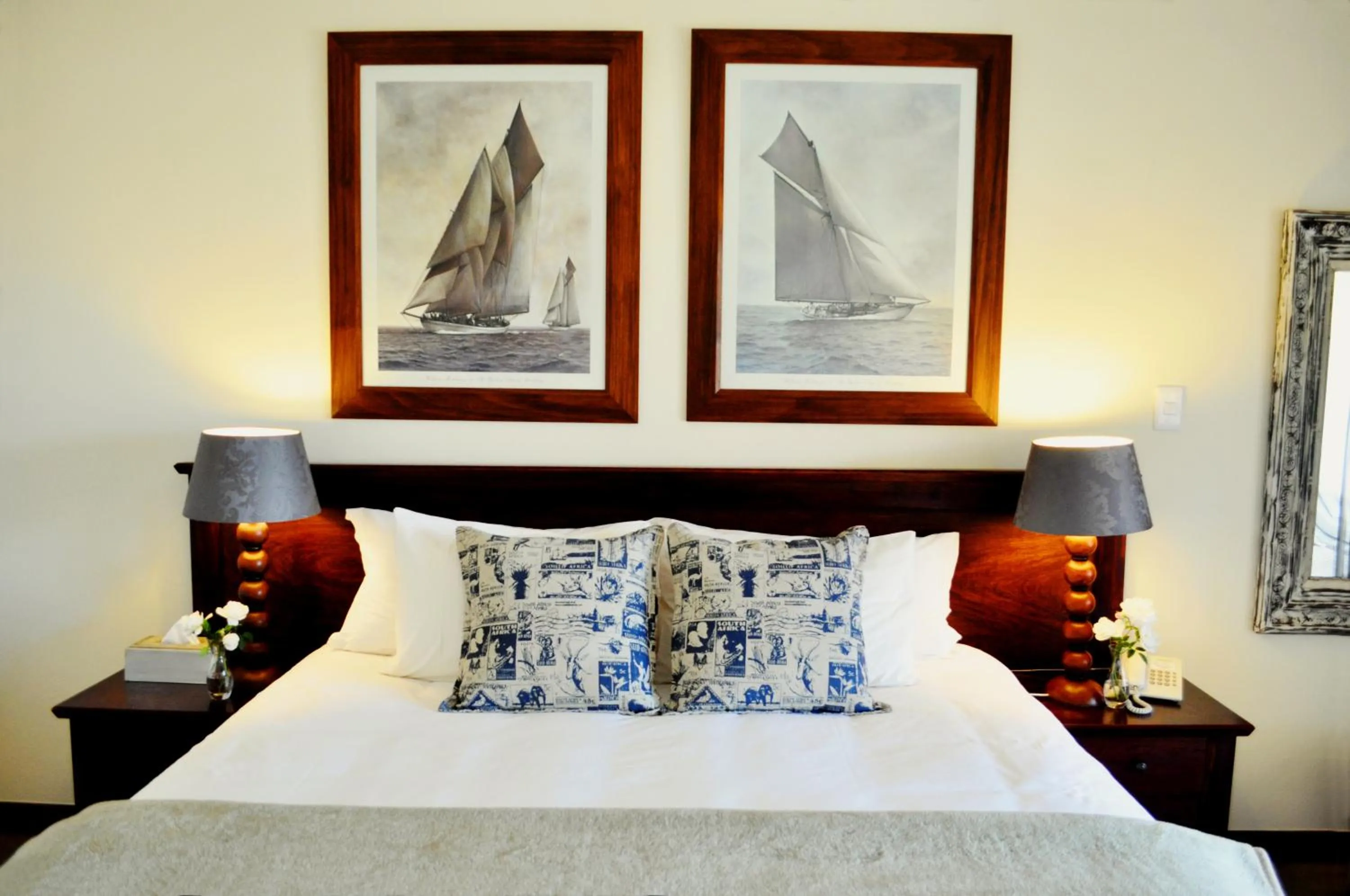 Decorative detail, Bed in Supertubes Guesthouse