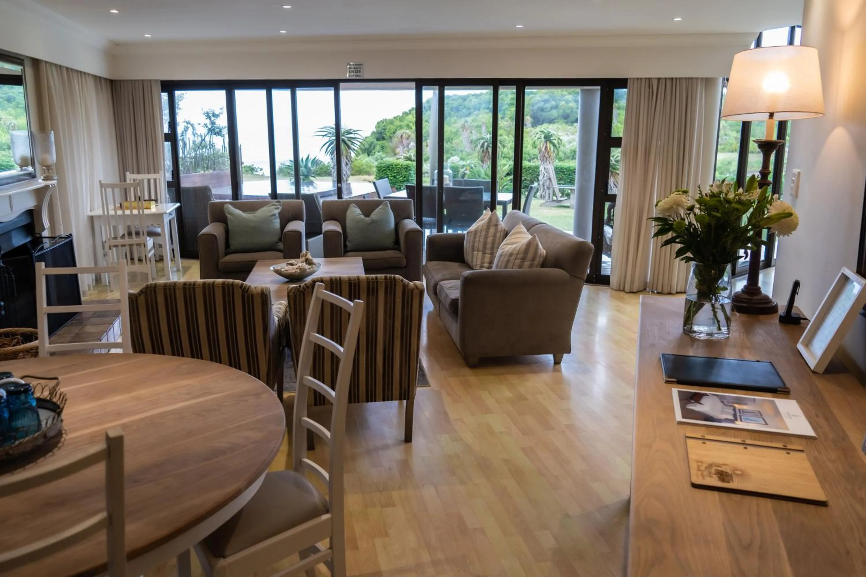 Seating area in Supertubes Guesthouse