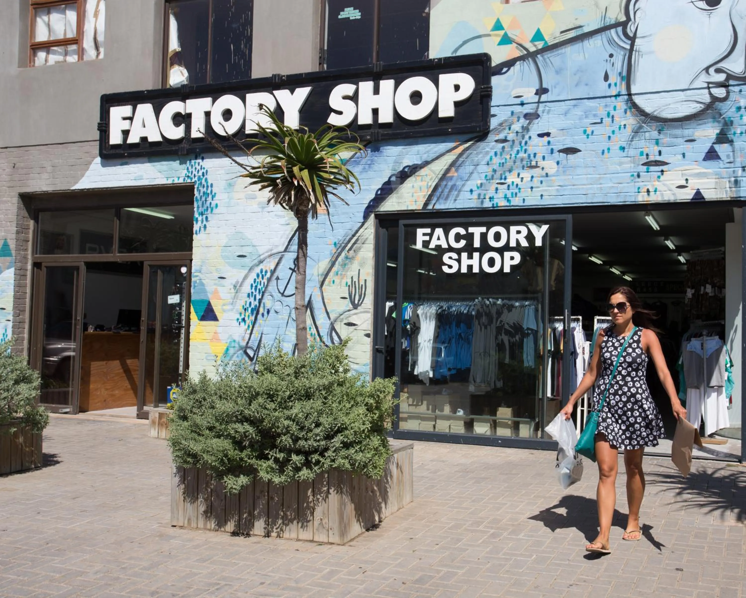 Shopping Area in Supertubes Guesthouse