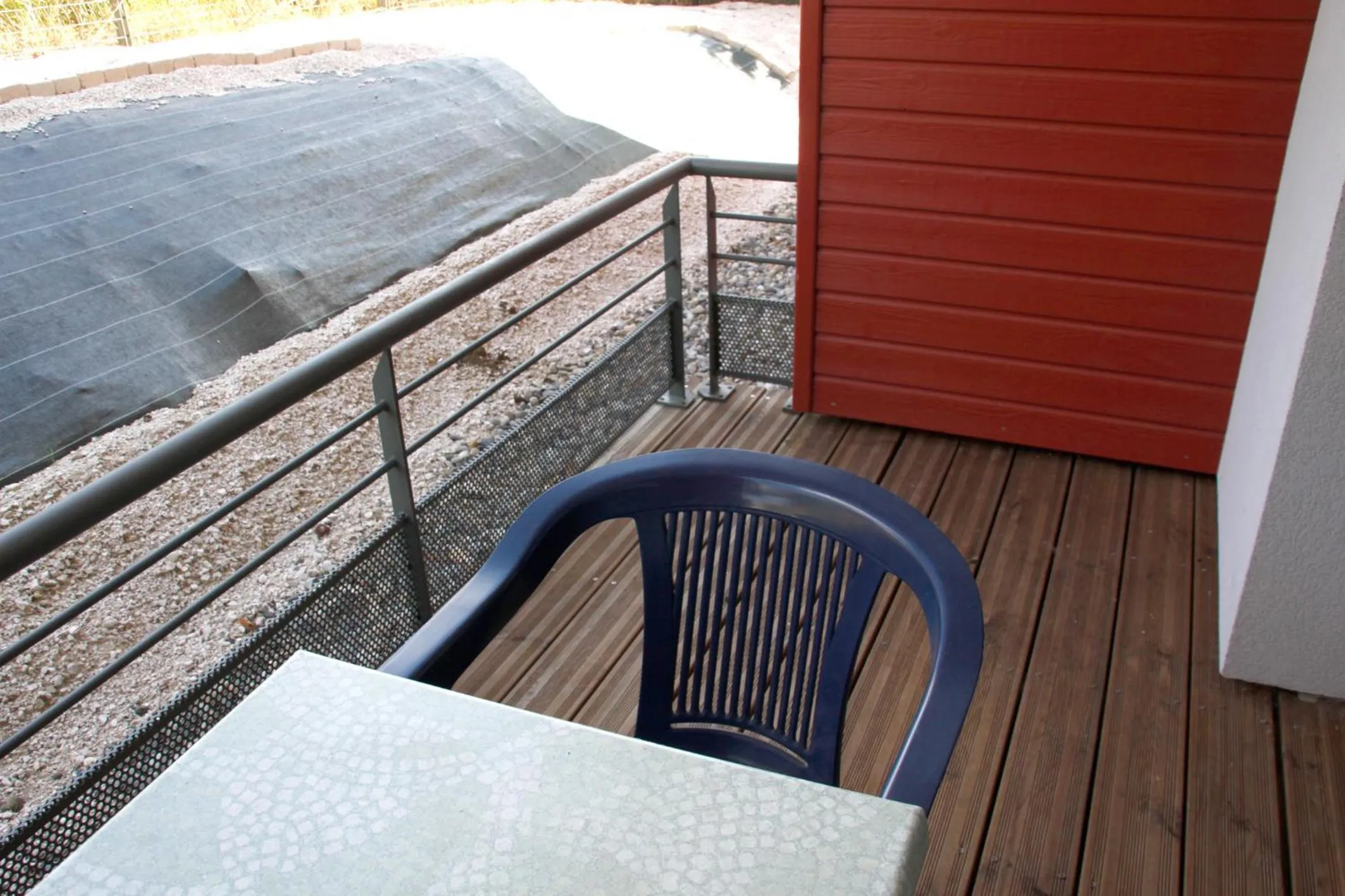 Patio in Logis Hotels - Hôtel et Restaurant Le Relais des Garrigues