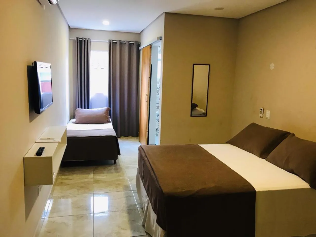 Bed in Don Marcos Hotel com Restaurante e Pizzaria