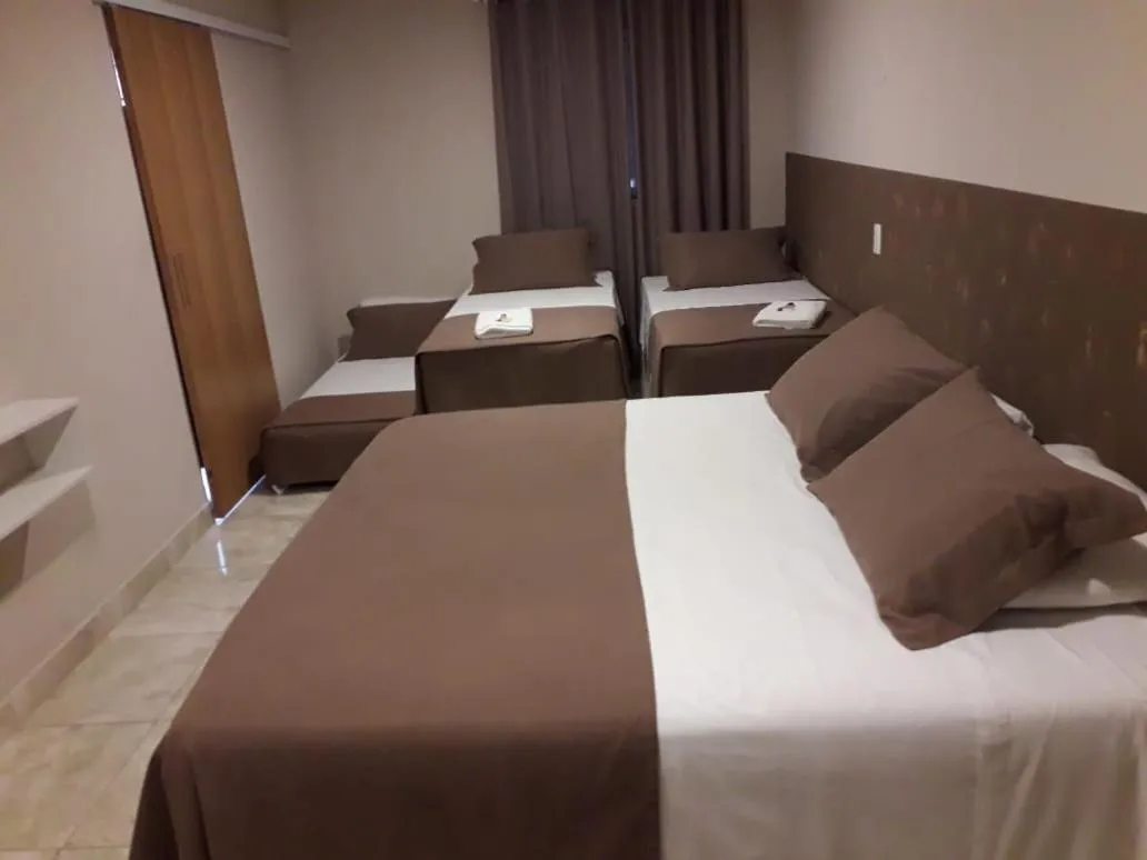 Photo of the whole room, Bed in Don Marcos Hotel com Restaurante e Pizzaria