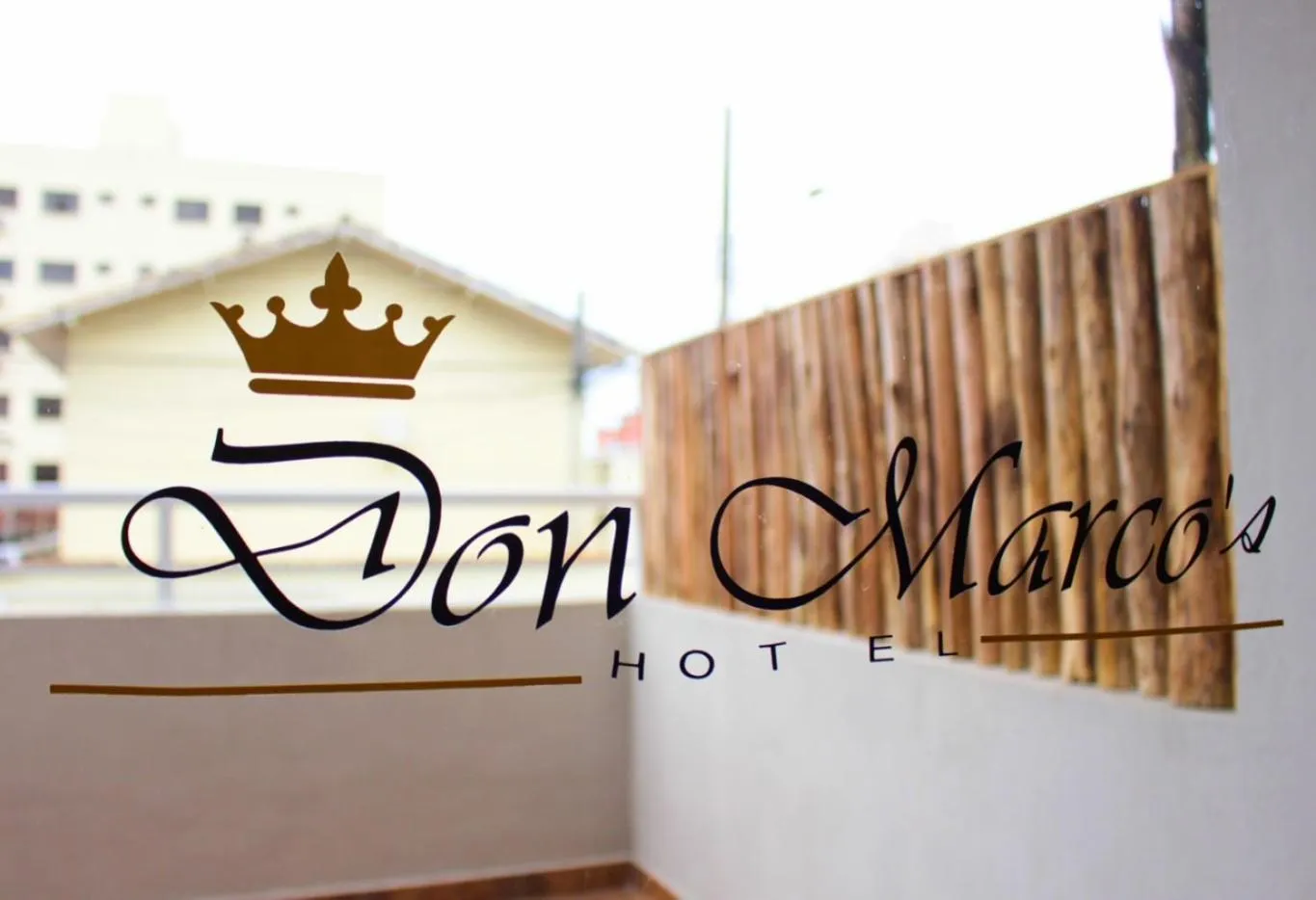 Property logo or sign in Don Marcos Hotel com Restaurante e Pizzaria