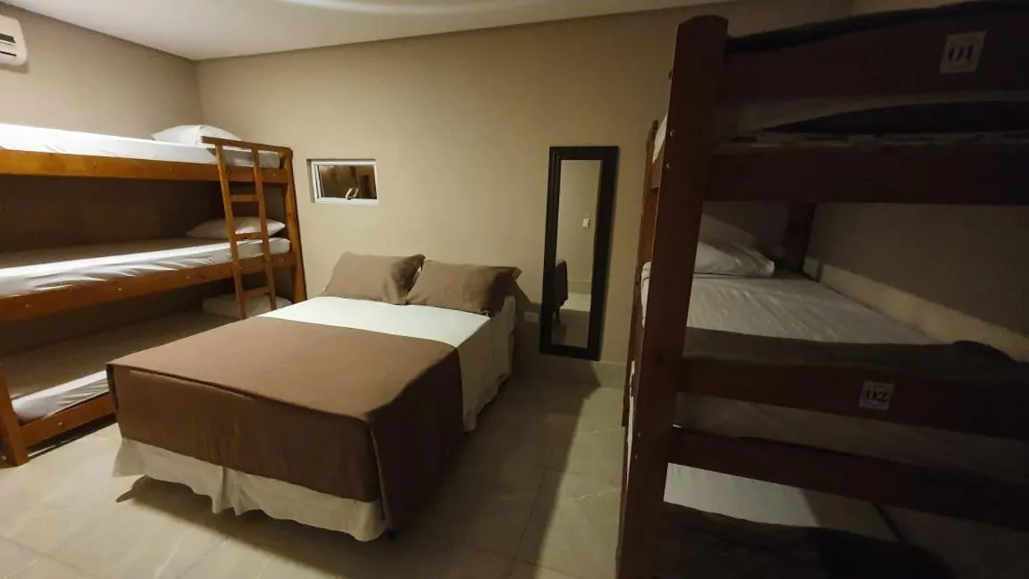 Bedroom, Bed in Don Marcos Hotel com Restaurante e Pizzaria