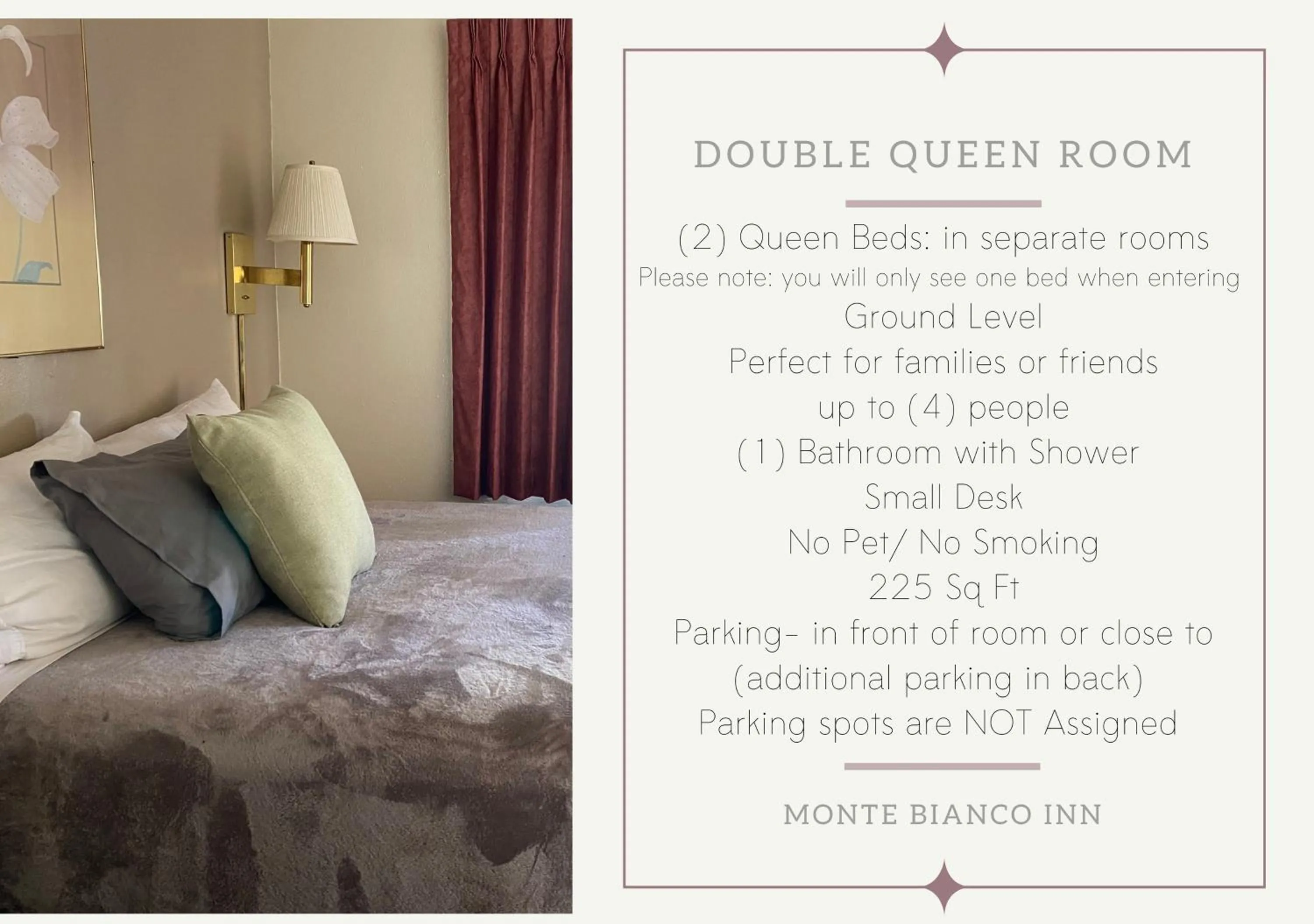 Bed in Monte Bianco Inn