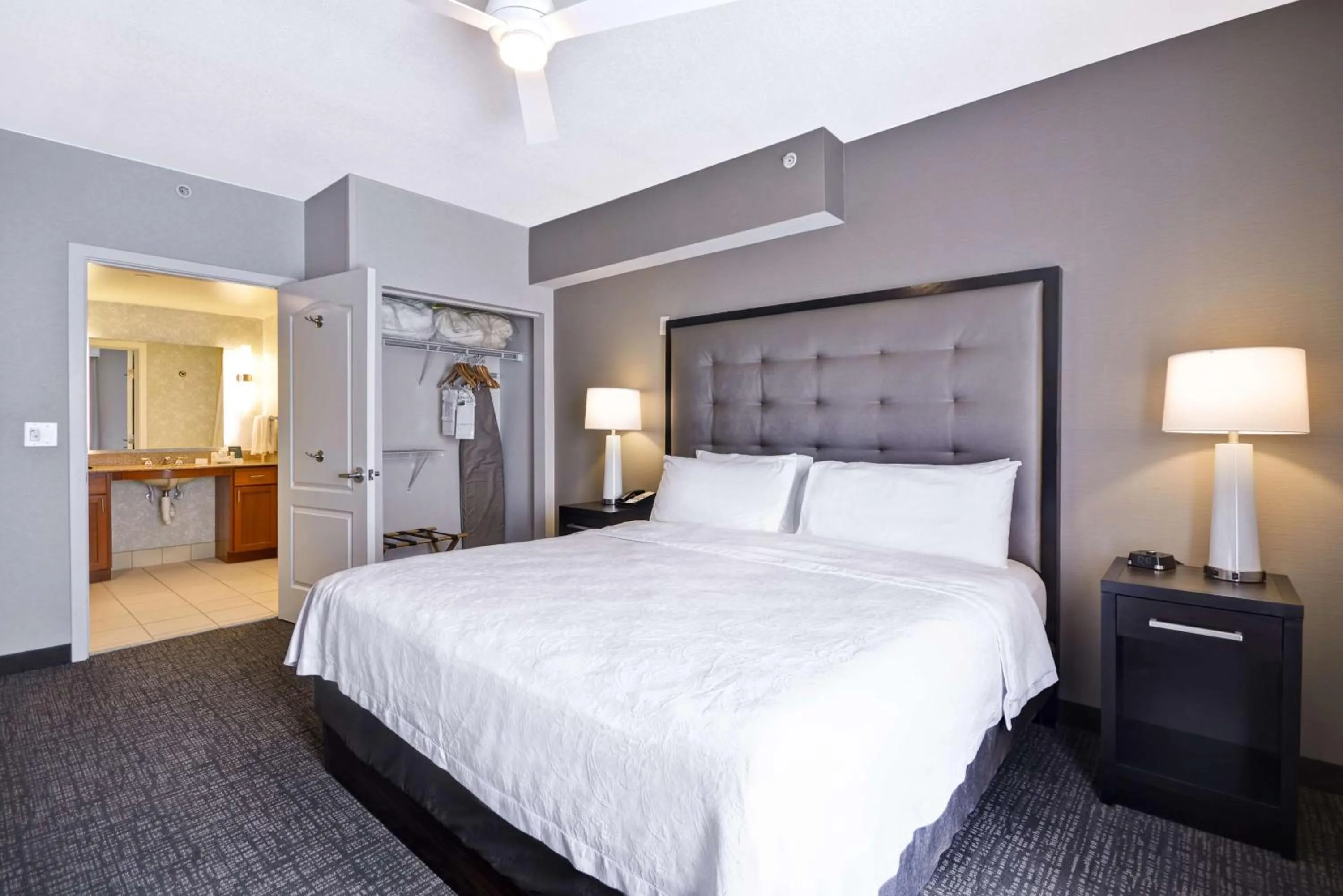 Bed in Homewood Suites by Hilton Ithaca