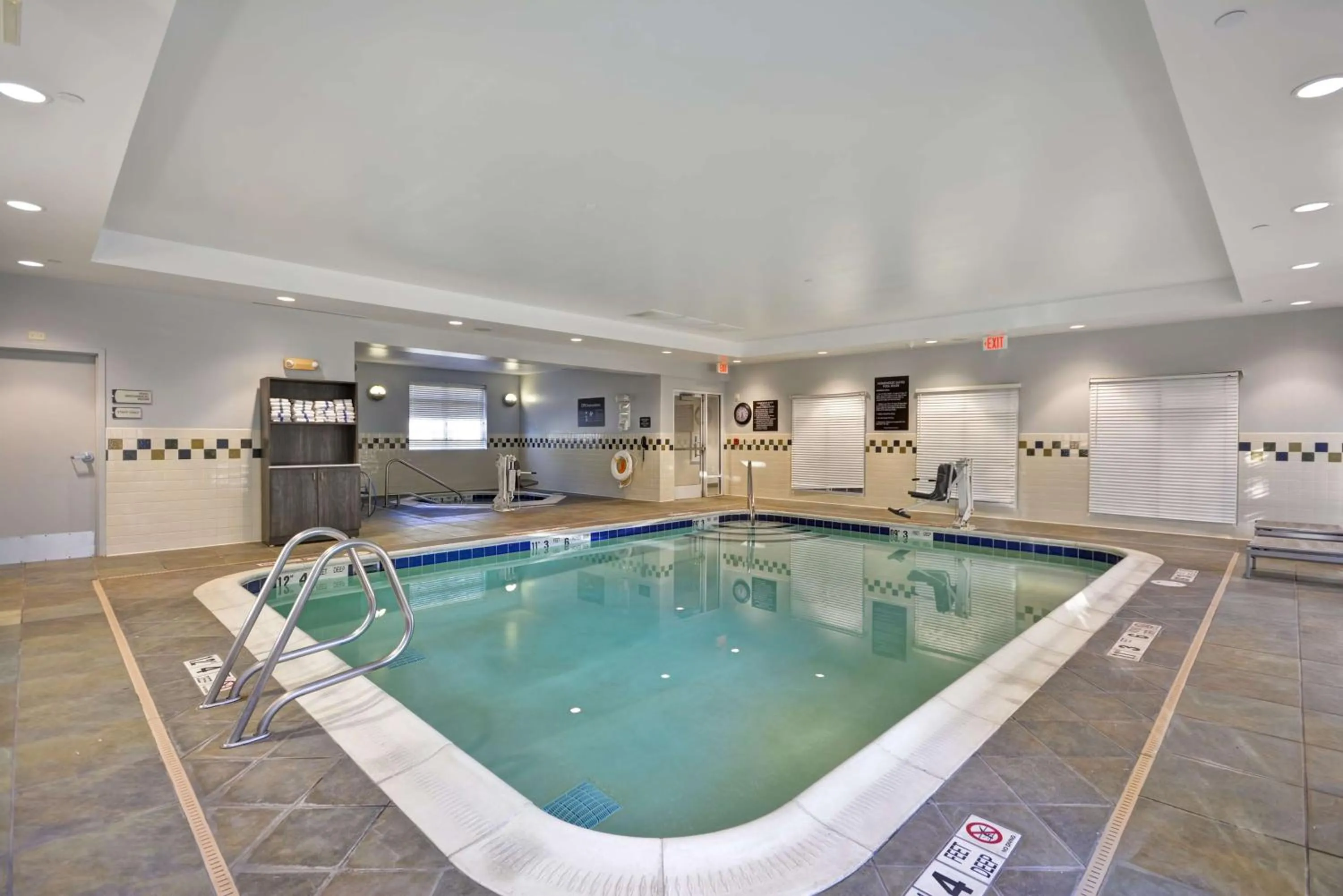 Pool view in Homewood Suites by Hilton Ithaca