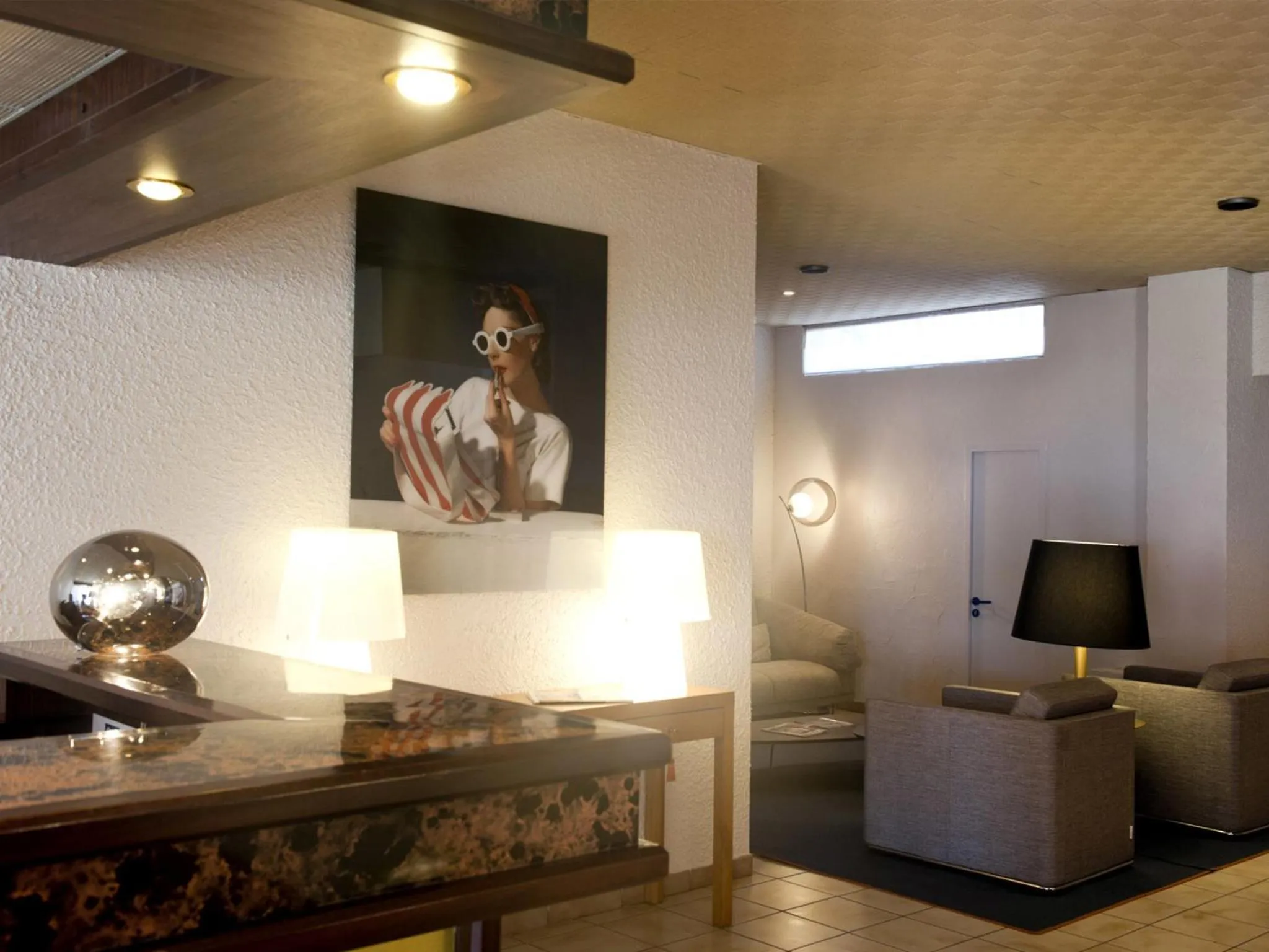 Lobby or reception in Hôtel Beau Rivage