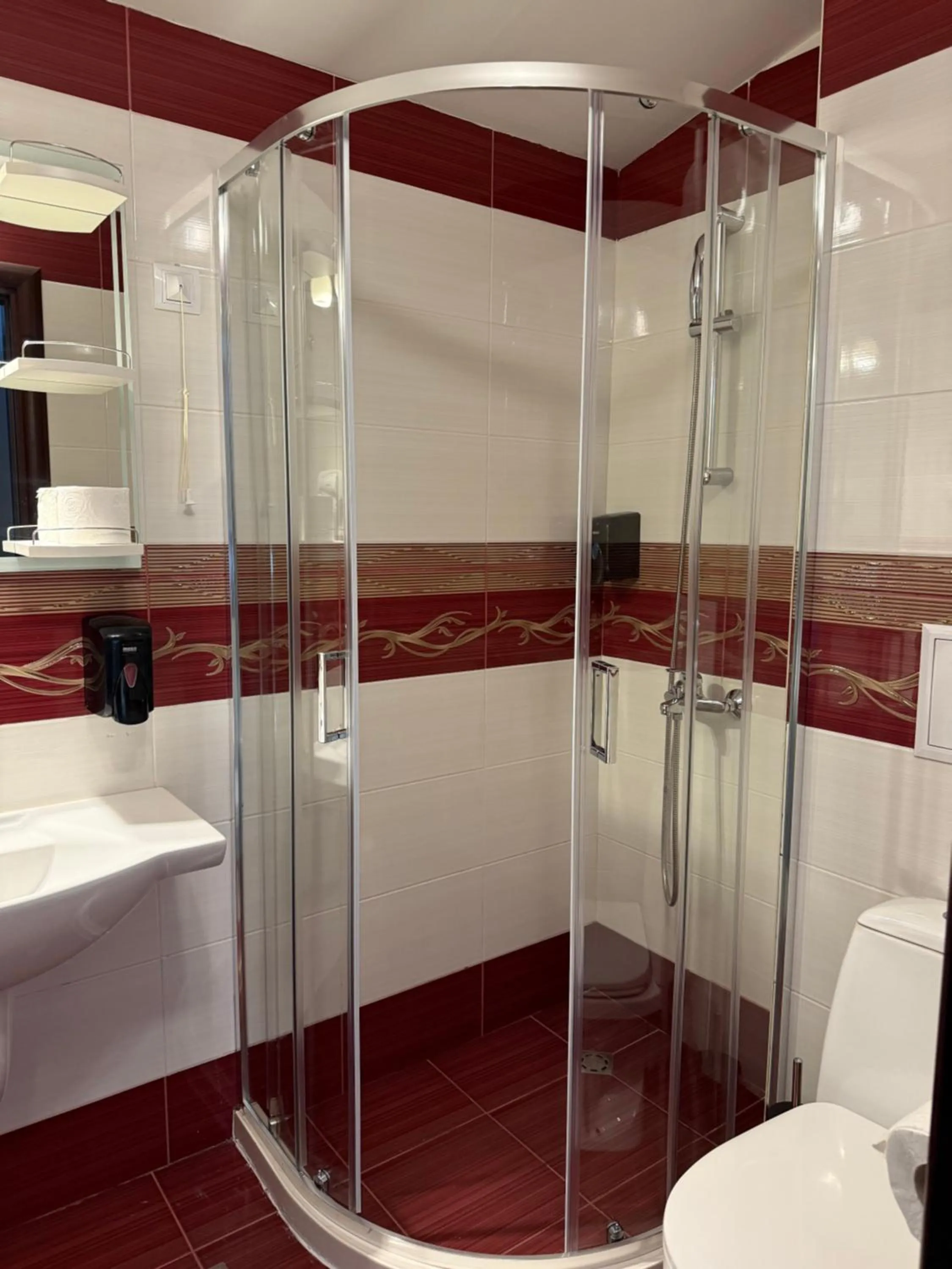 Shower in Hotel Aris