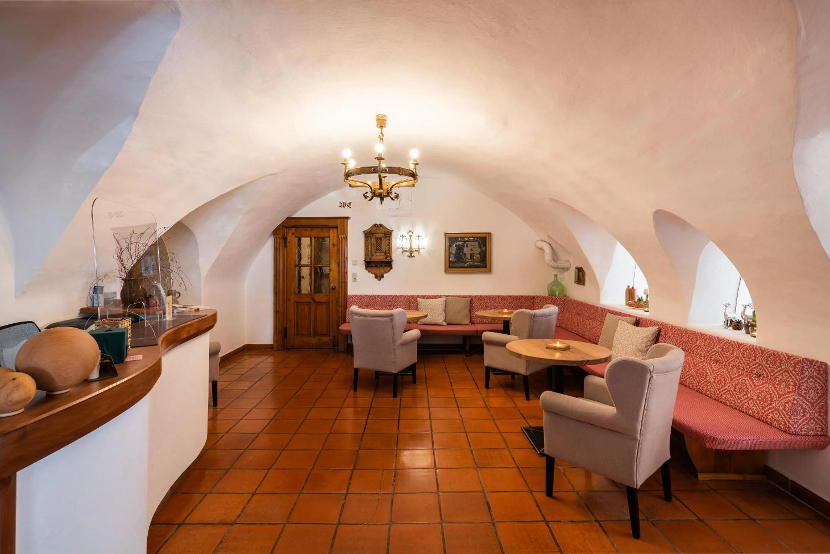 Lobby or reception in Hotel Senningerbräu