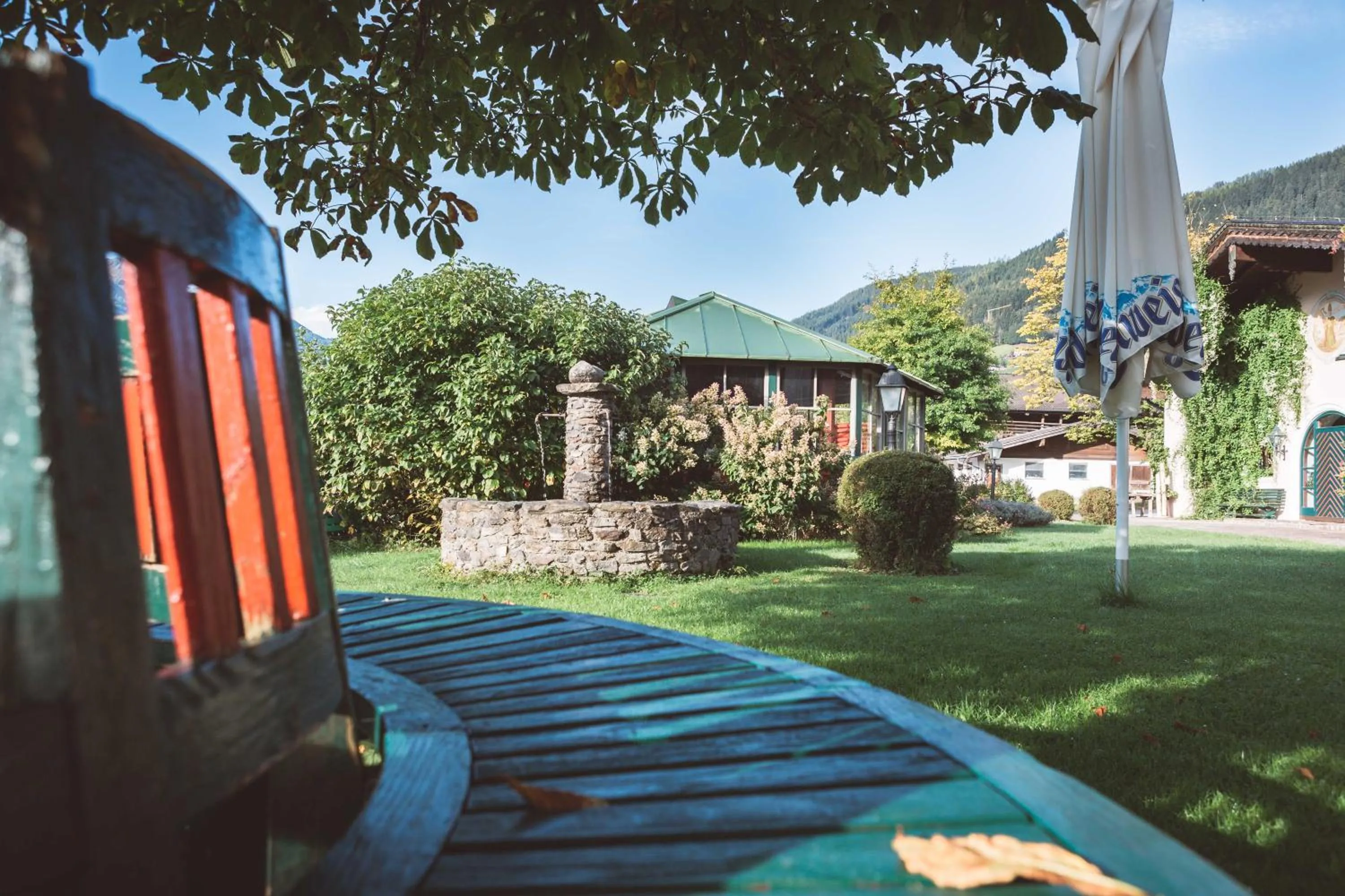 Garden in Hotel Senningerbräu