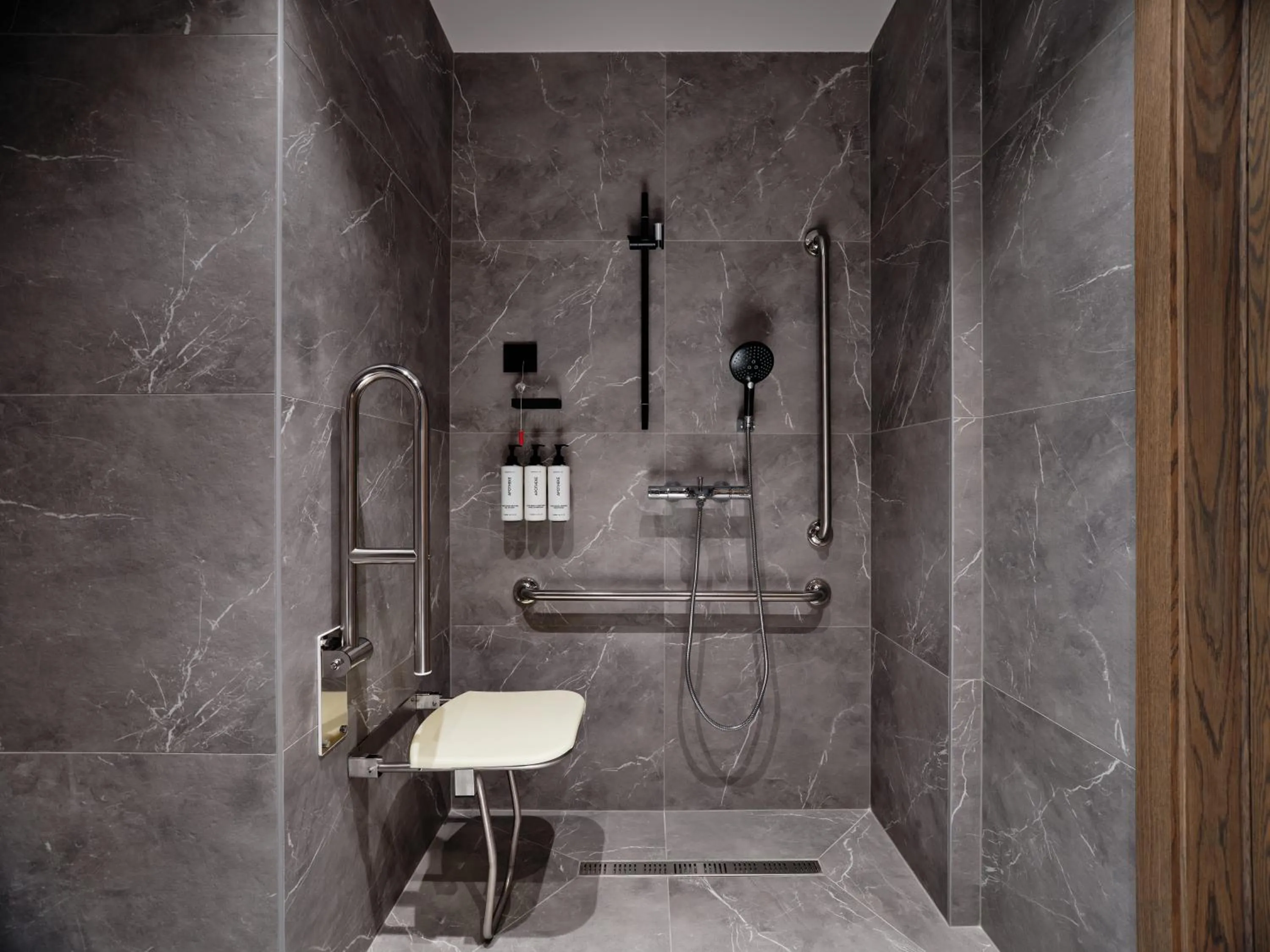 Shower in Crowne Plaza Sofia by IHG