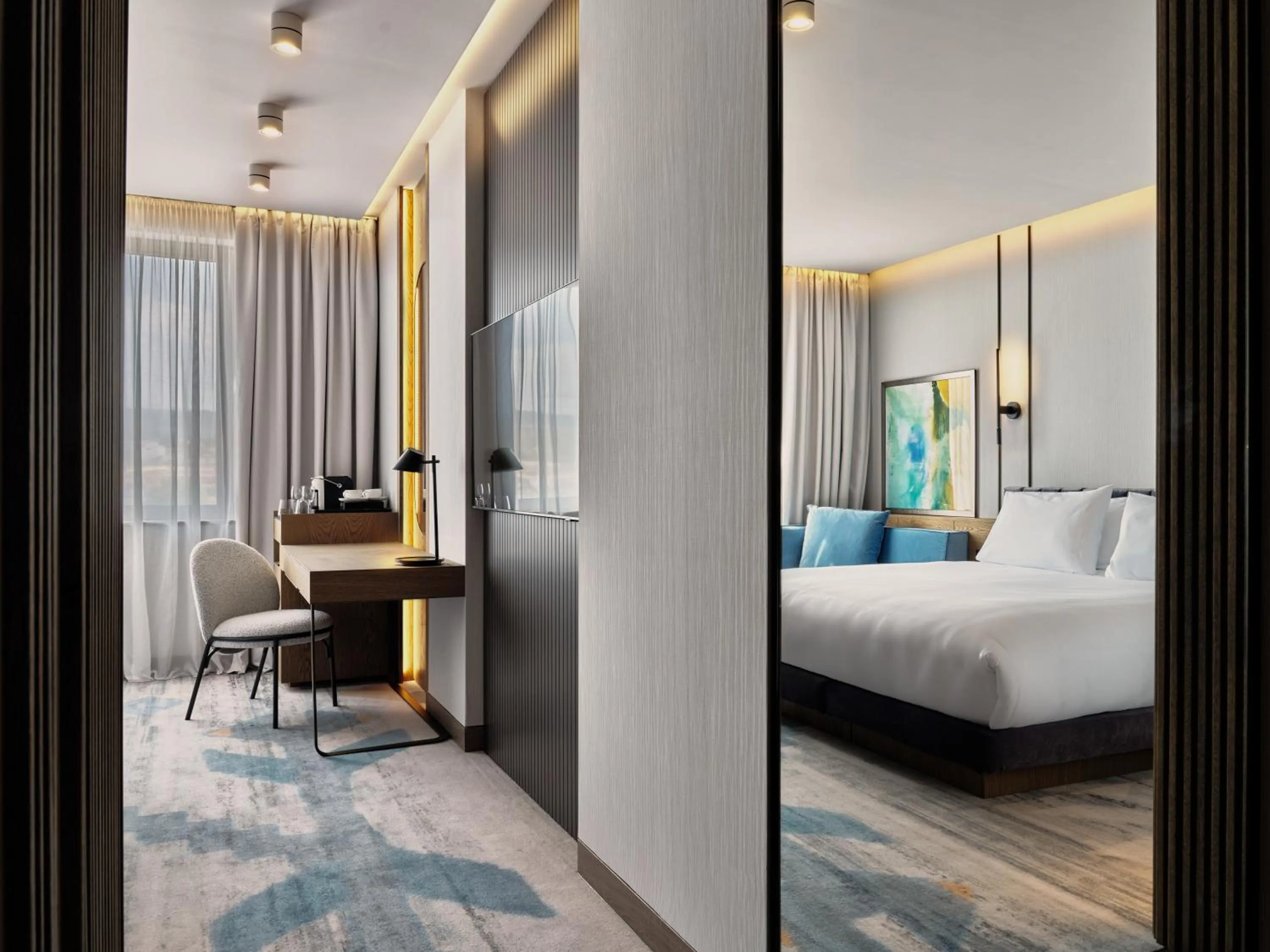 Bed in Crowne Plaza Sofia by IHG