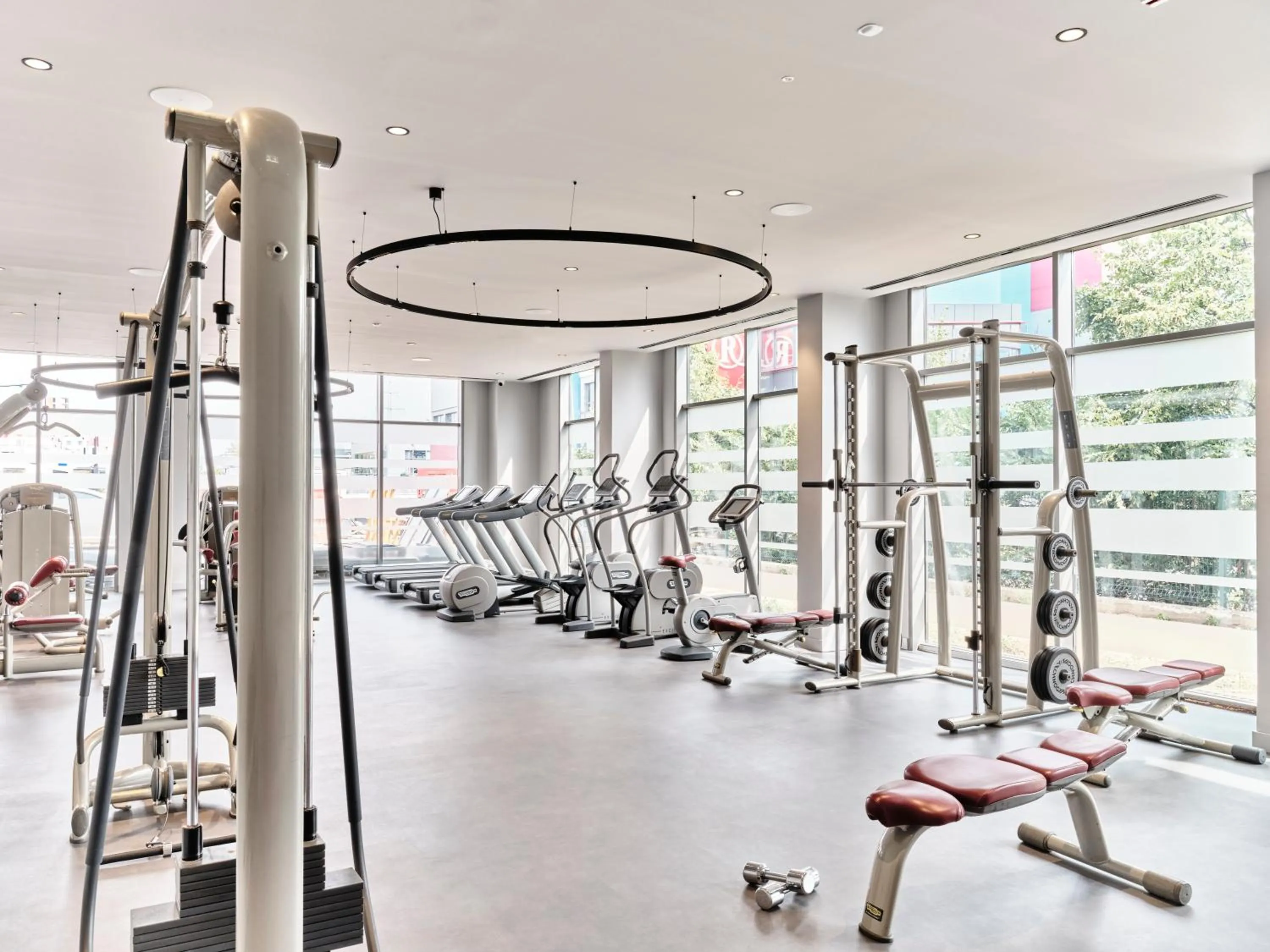 Fitness centre/facilities in Crowne Plaza Sofia by IHG