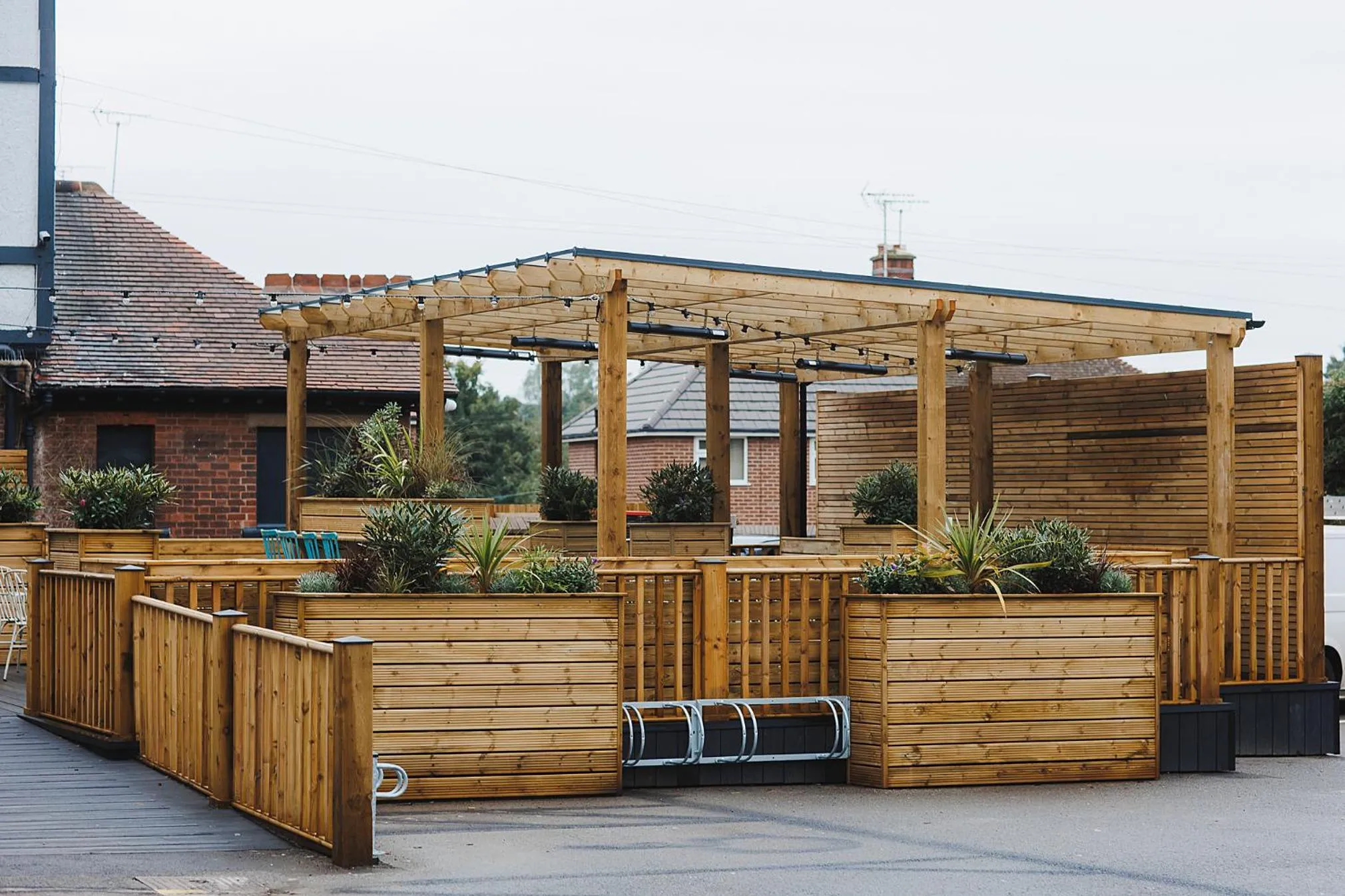 Balcony/Terrace in The Dukeries Lodge, Edwinstowe, Nottinghamshire