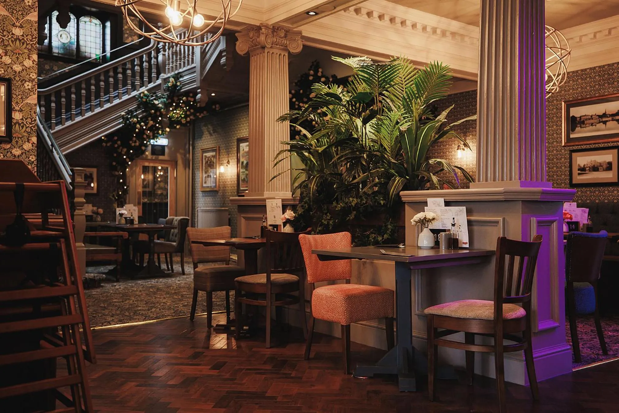 Decorative detail in The Dukeries Lodge, Edwinstowe, Nottinghamshire