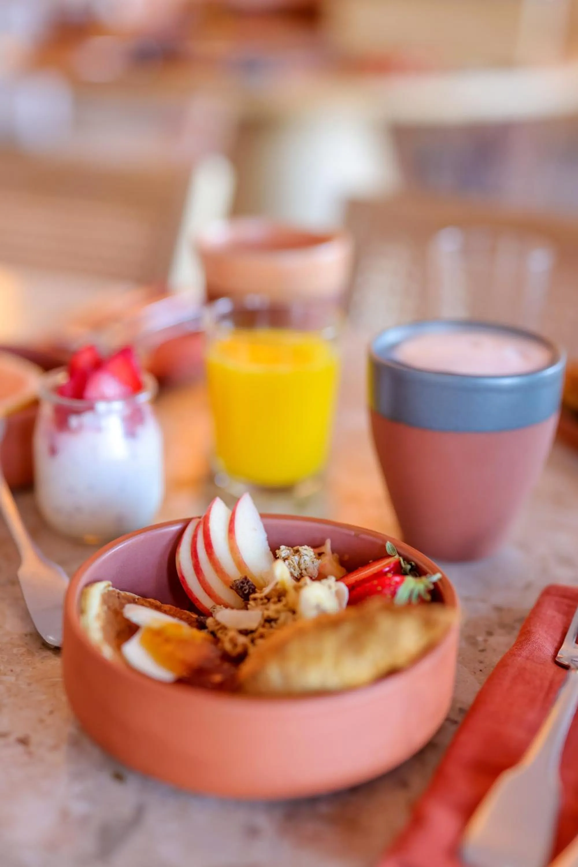 Breakfast in Le Saint Erasme, Hotel Eco Friendly