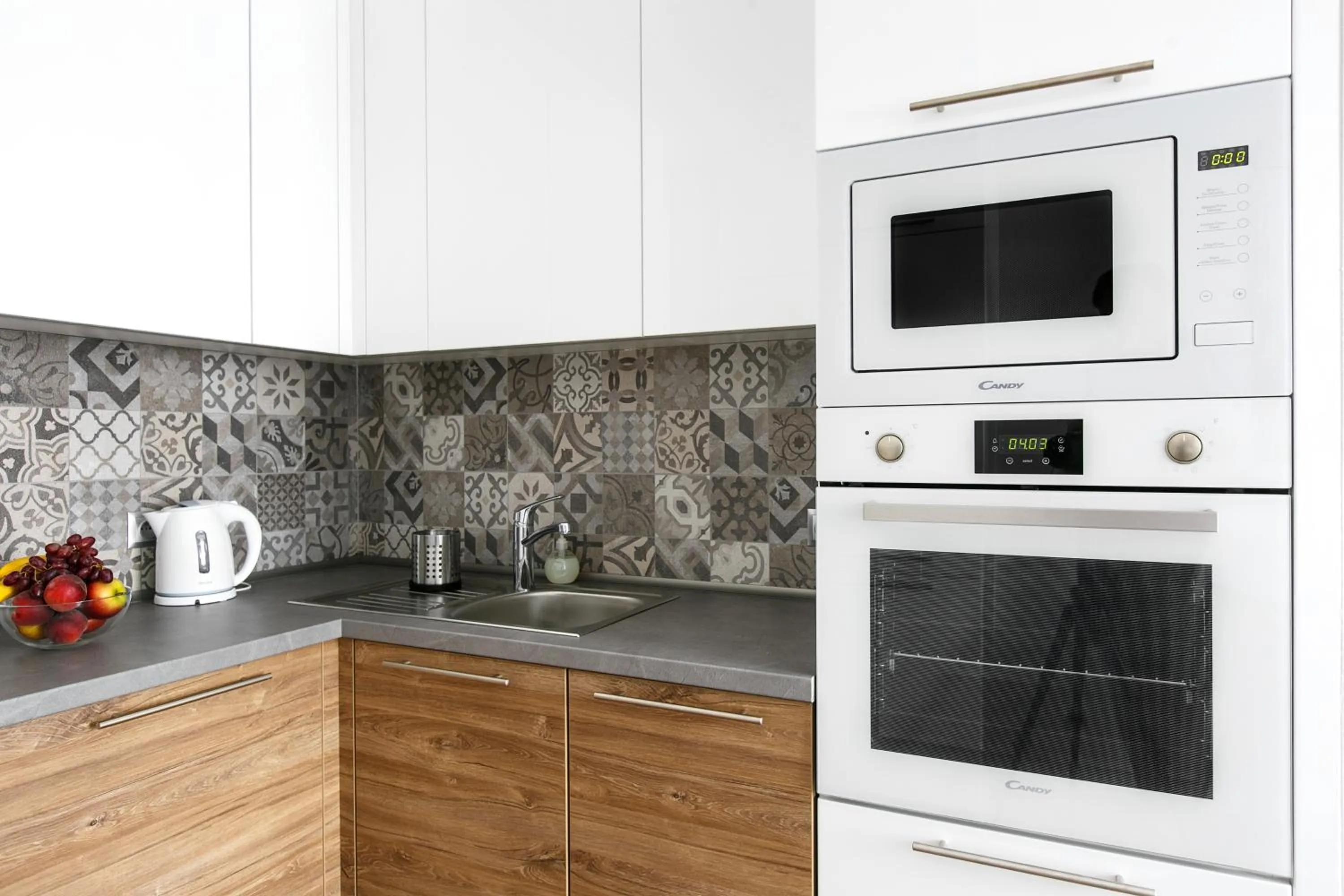 Kitchen or kitchenette in Otium Old Town Sarego