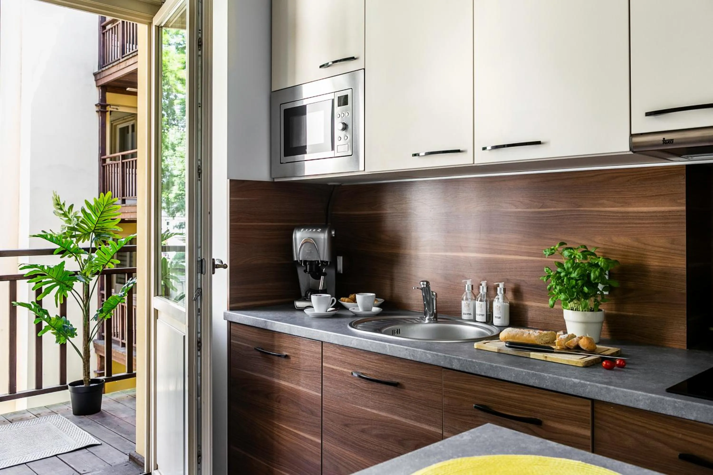 Kitchen or kitchenette in Otium Old Town Sarego