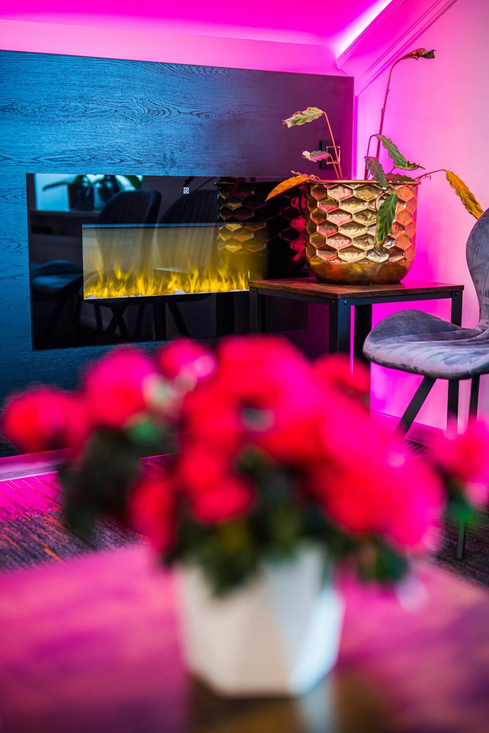 Living room in GLAMOUR - Restaurant & SPA