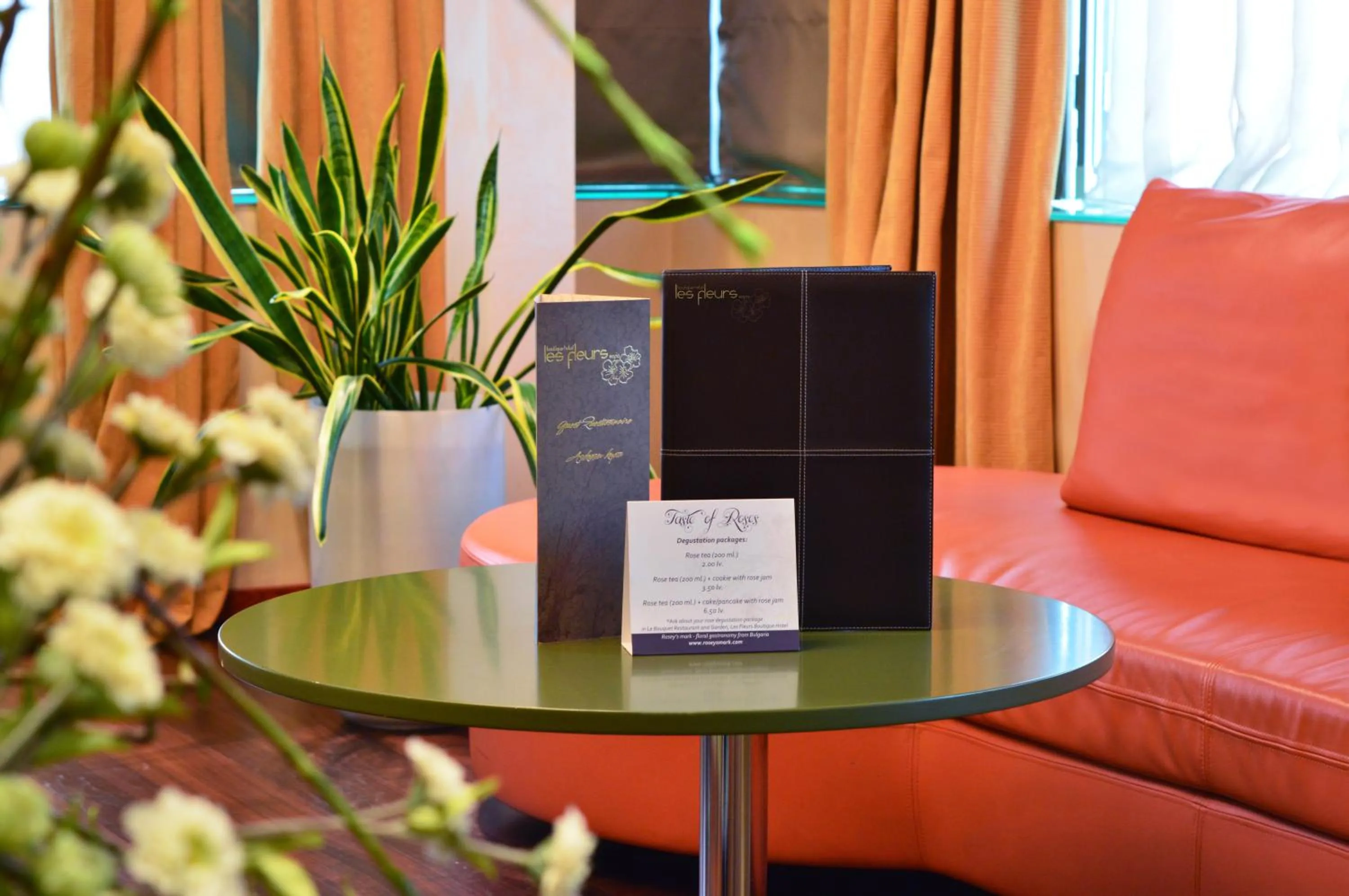 Decorative detail in Les Fleurs Boutique Hotel