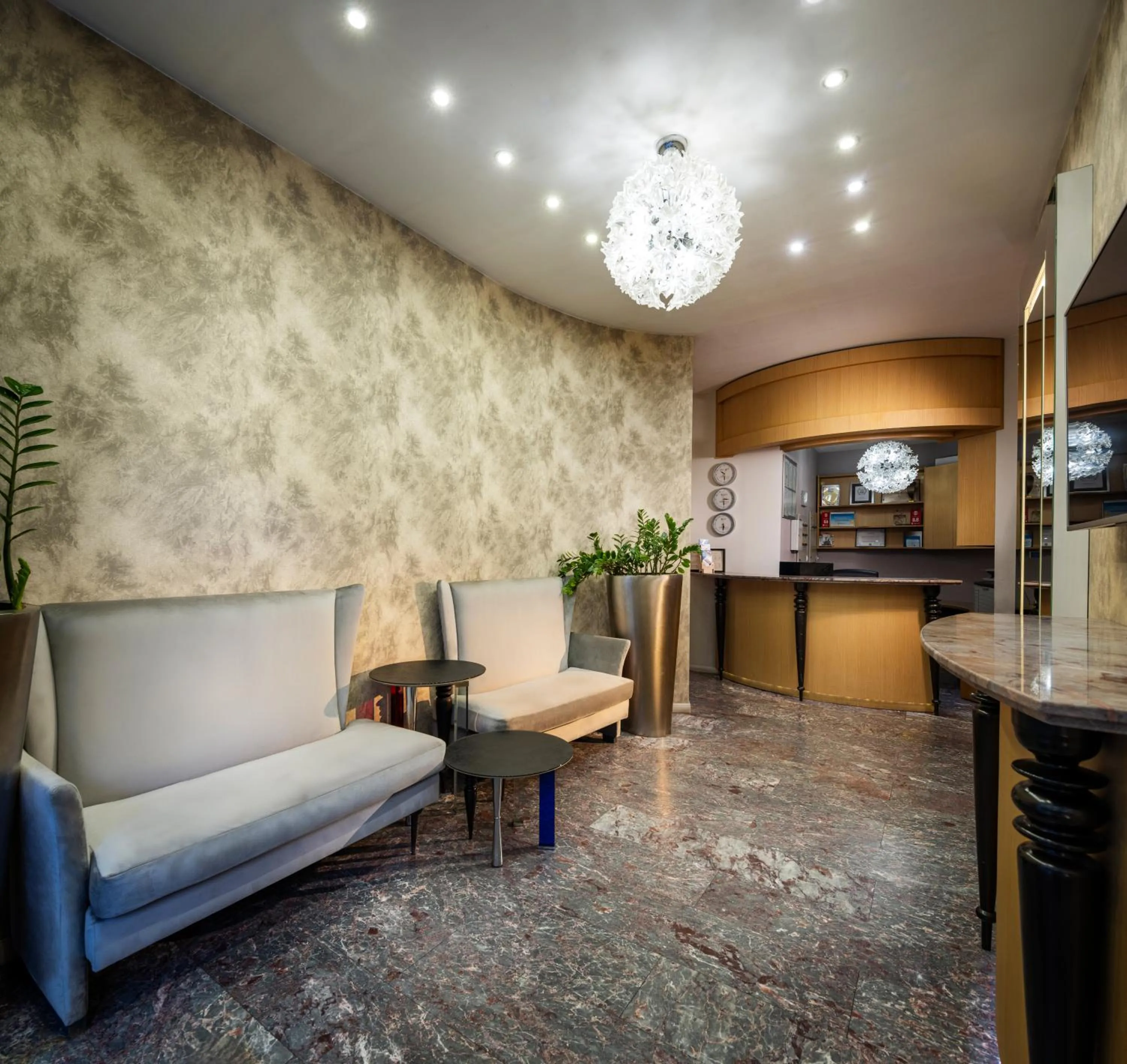 Lobby or reception in Les Fleurs Boutique Hotel