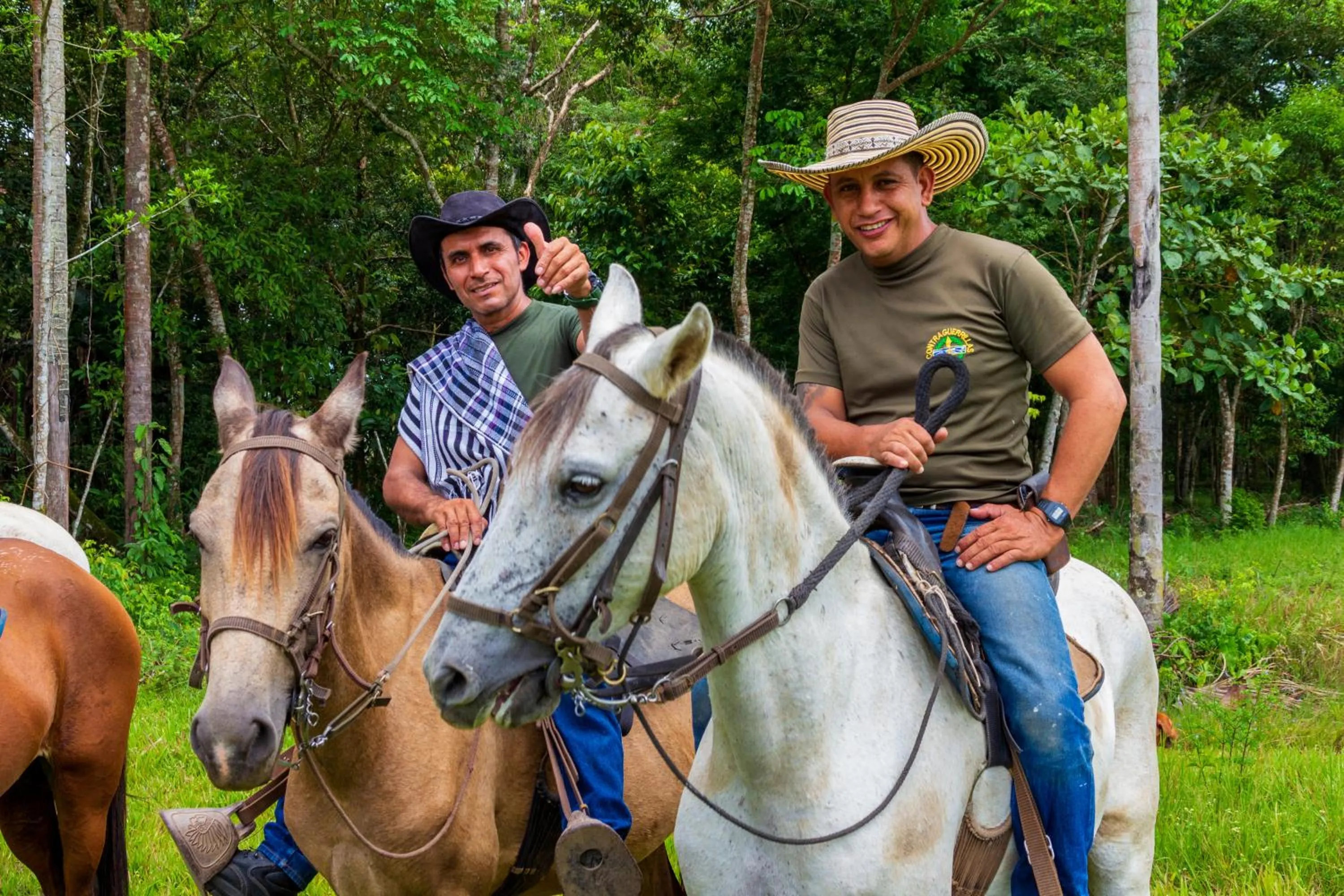 group of guests in Hotel Campestre La Potra