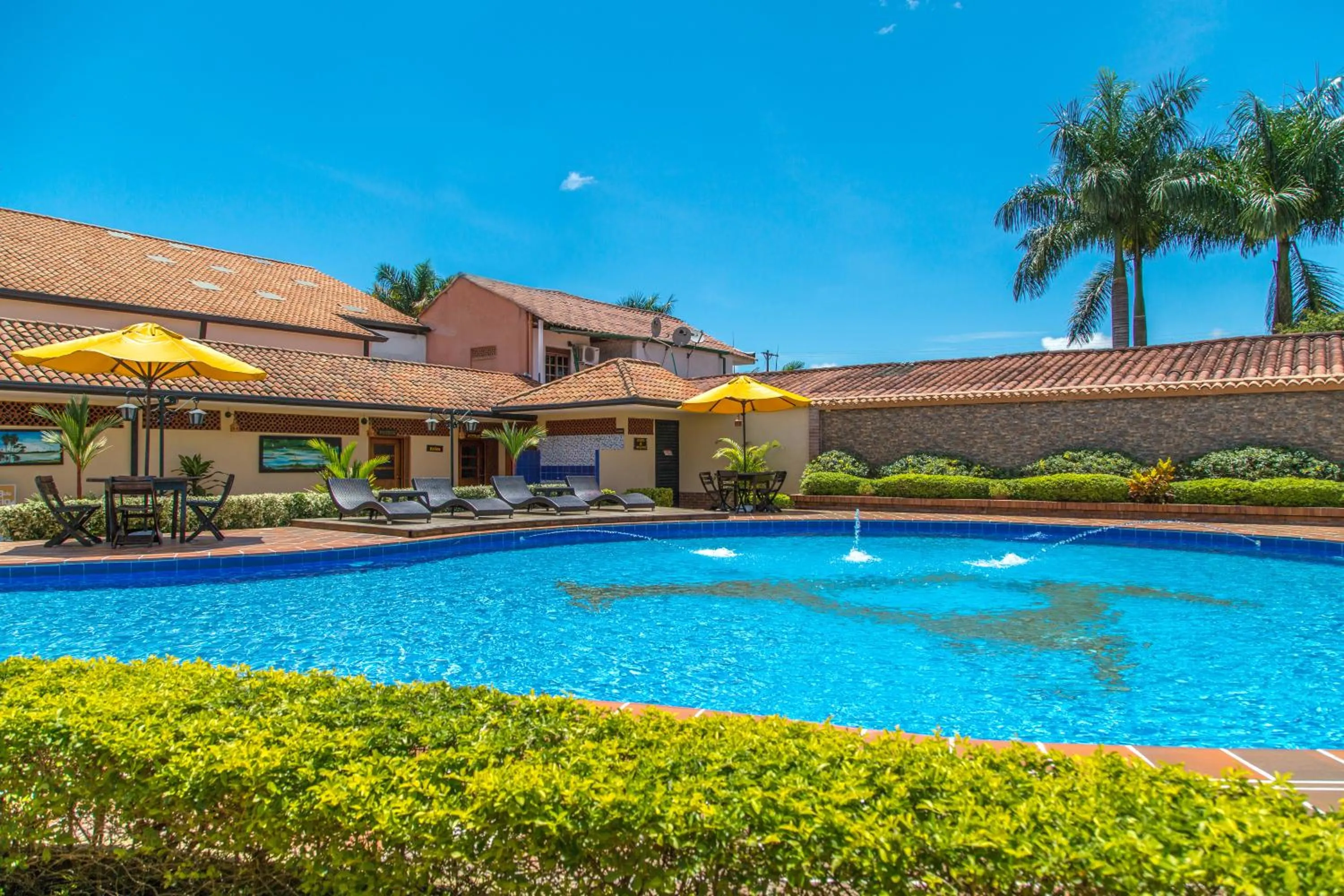 Swimming pool in Hotel Campestre La Potra