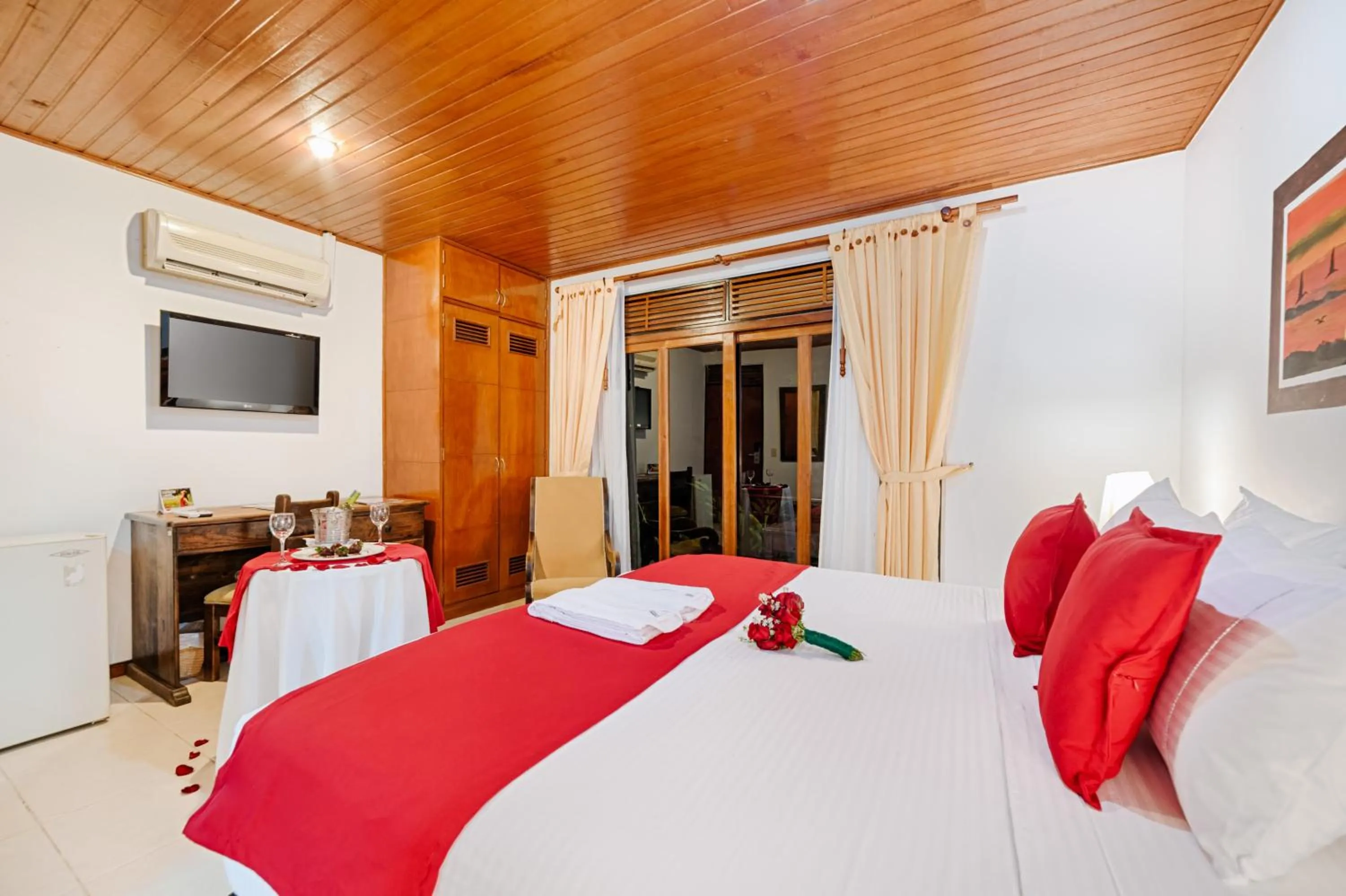 Decorative detail, Bed in Hotel Campestre La Potra